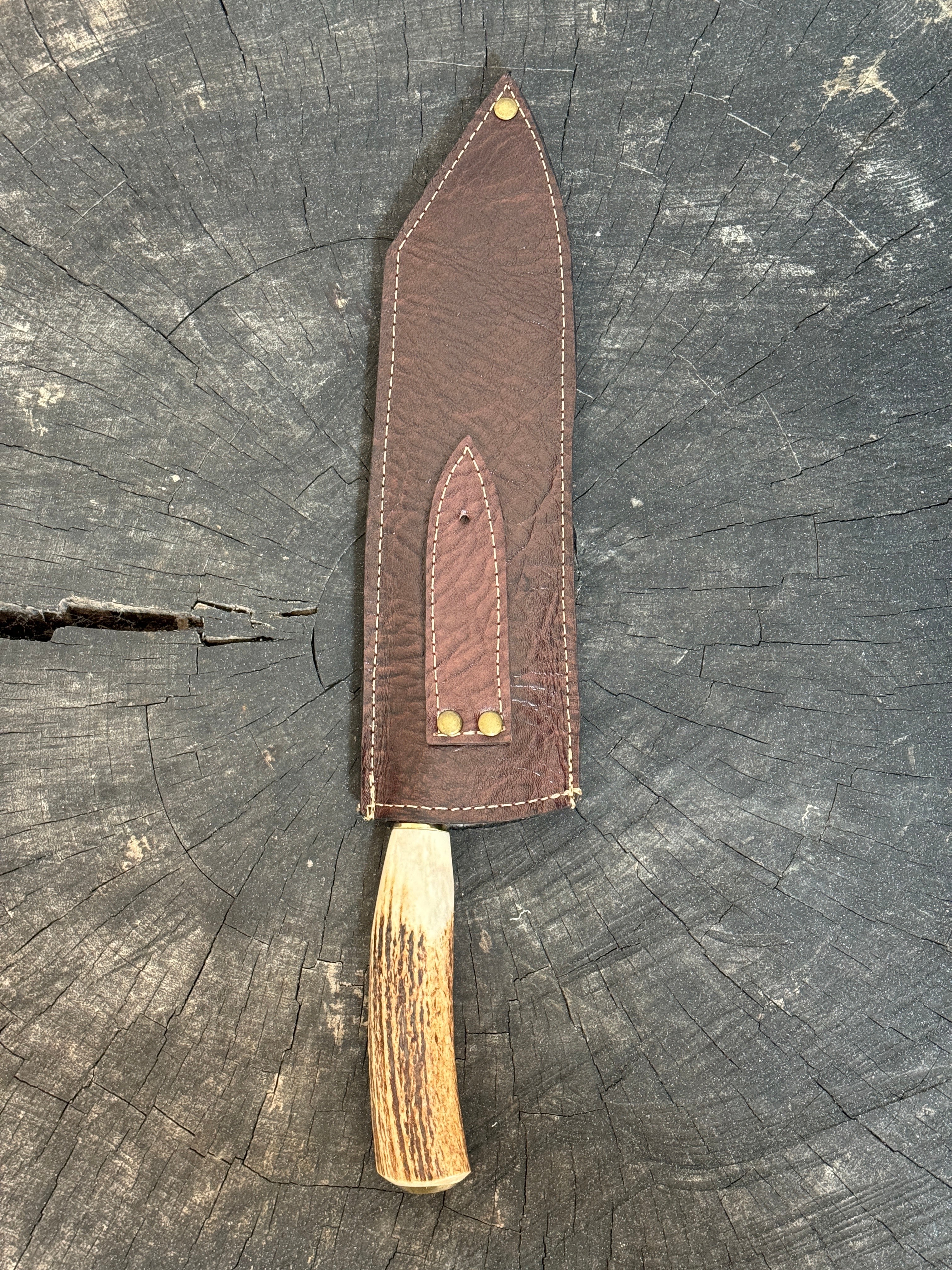 8" Kultura Knife, Deer Antler, SS440 - 200mm
