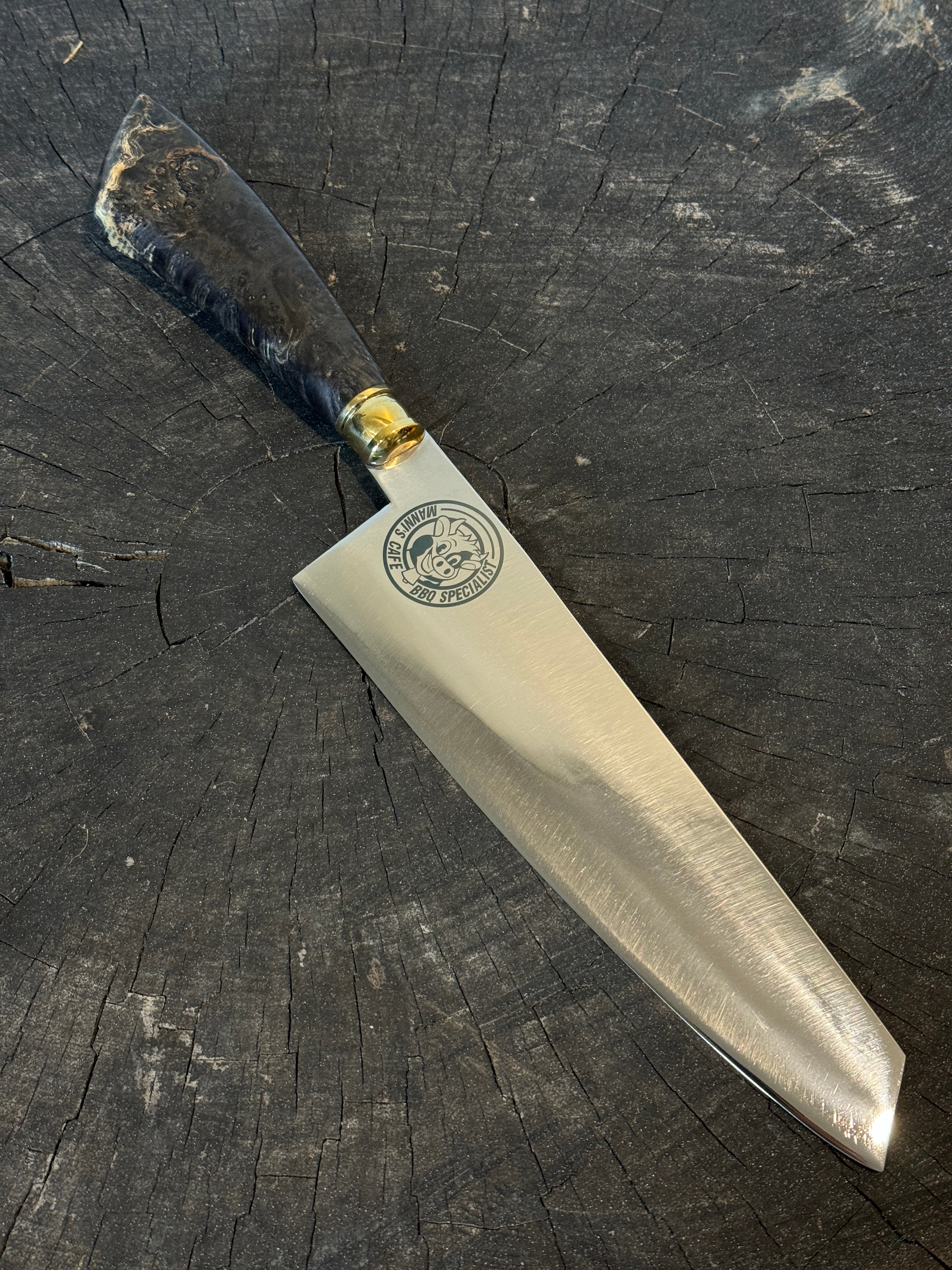 8" Kultura Knife, Maple Burl, RSS440 - 200mm