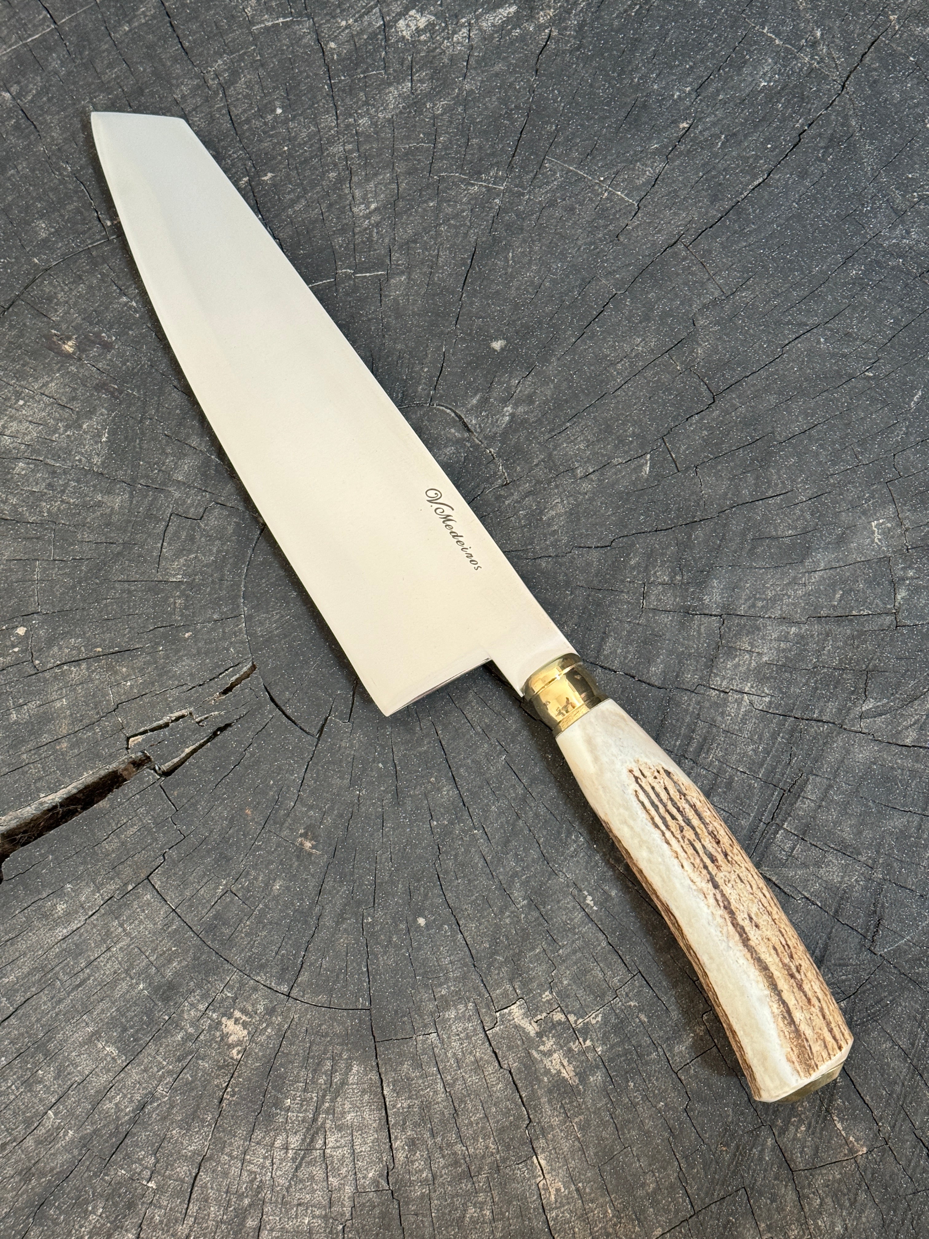8" Kultura Knife, Deer Antler, SS440 - 200mm