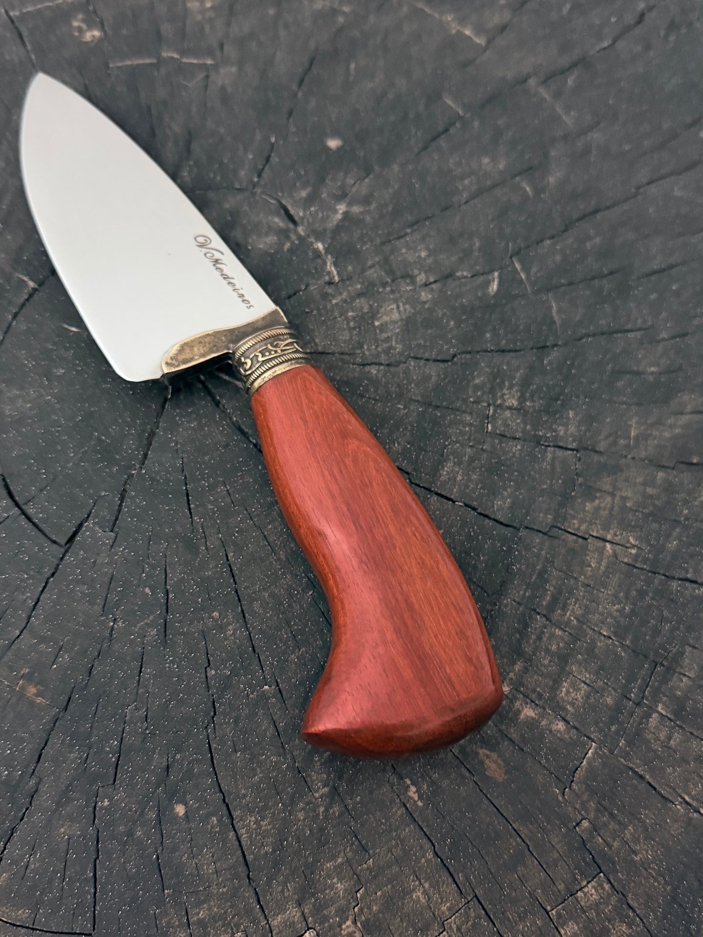 3.5” Skinner Knife, Arruda Hardwood - SS440 - 90mm