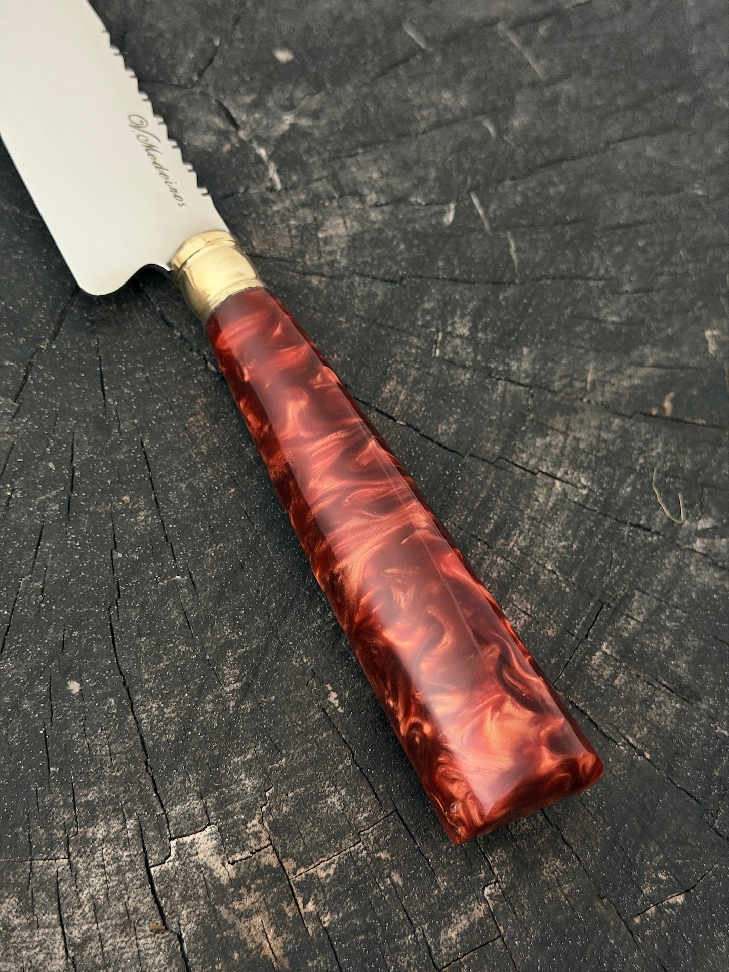 6" Utility Knife, Custom Block, SS440 - 150mm