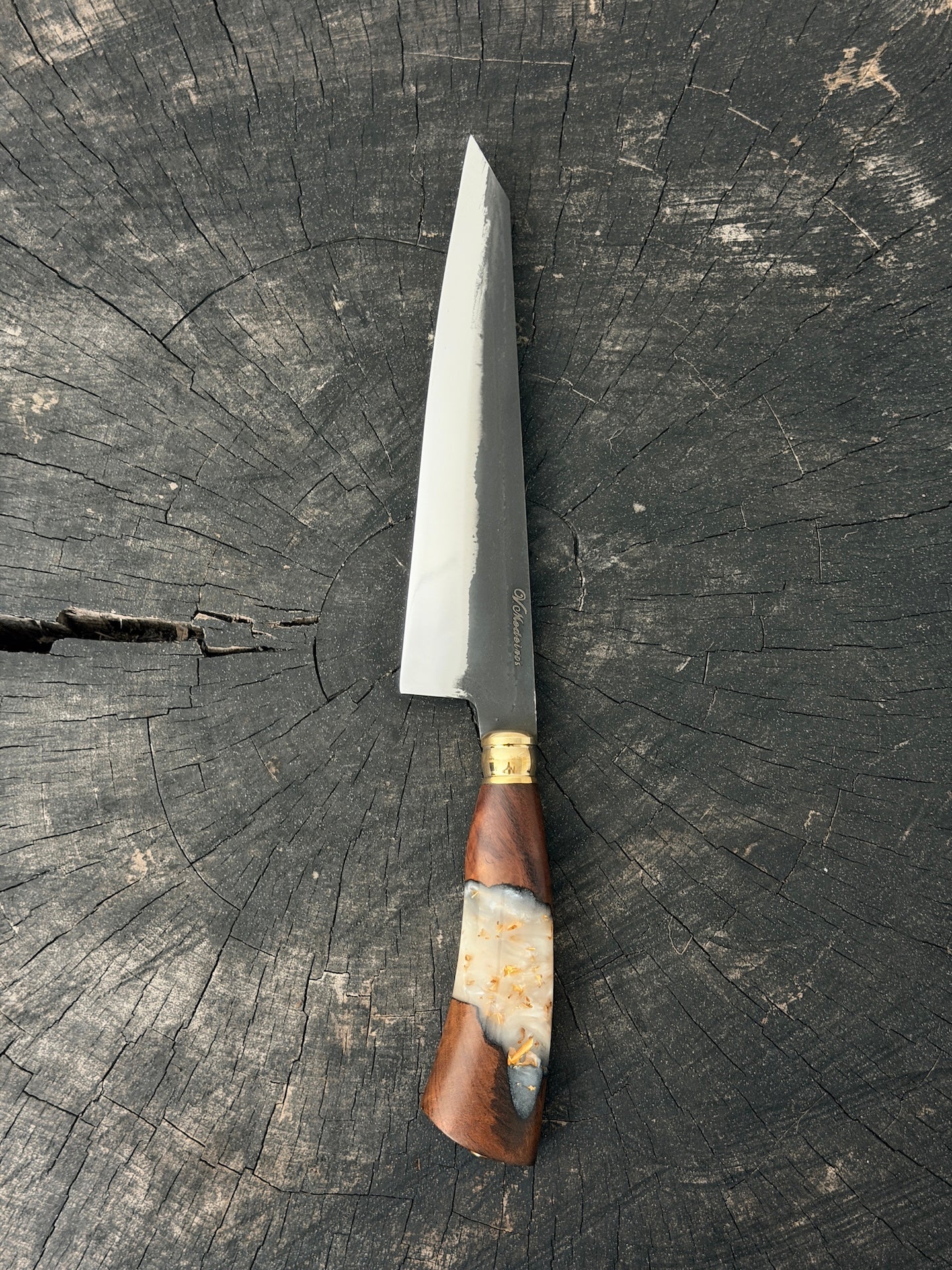 8" Branca Knife, Hybrid Custom Block, RSS440 - 210mm
