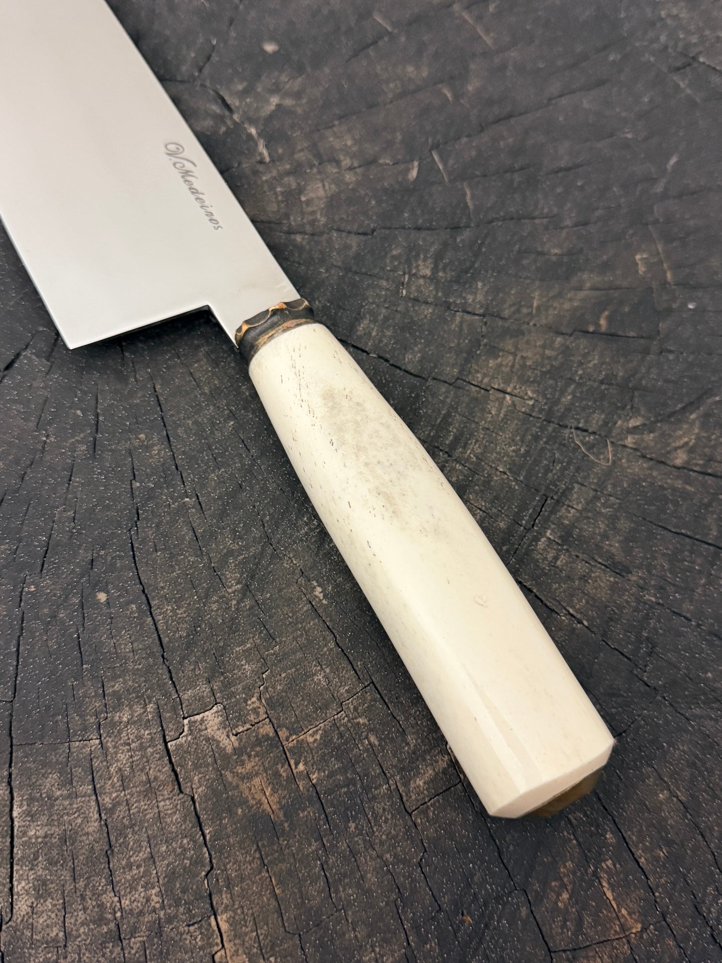 8" Kultura Knife, Ostrich Bone, SS440 - 200mm