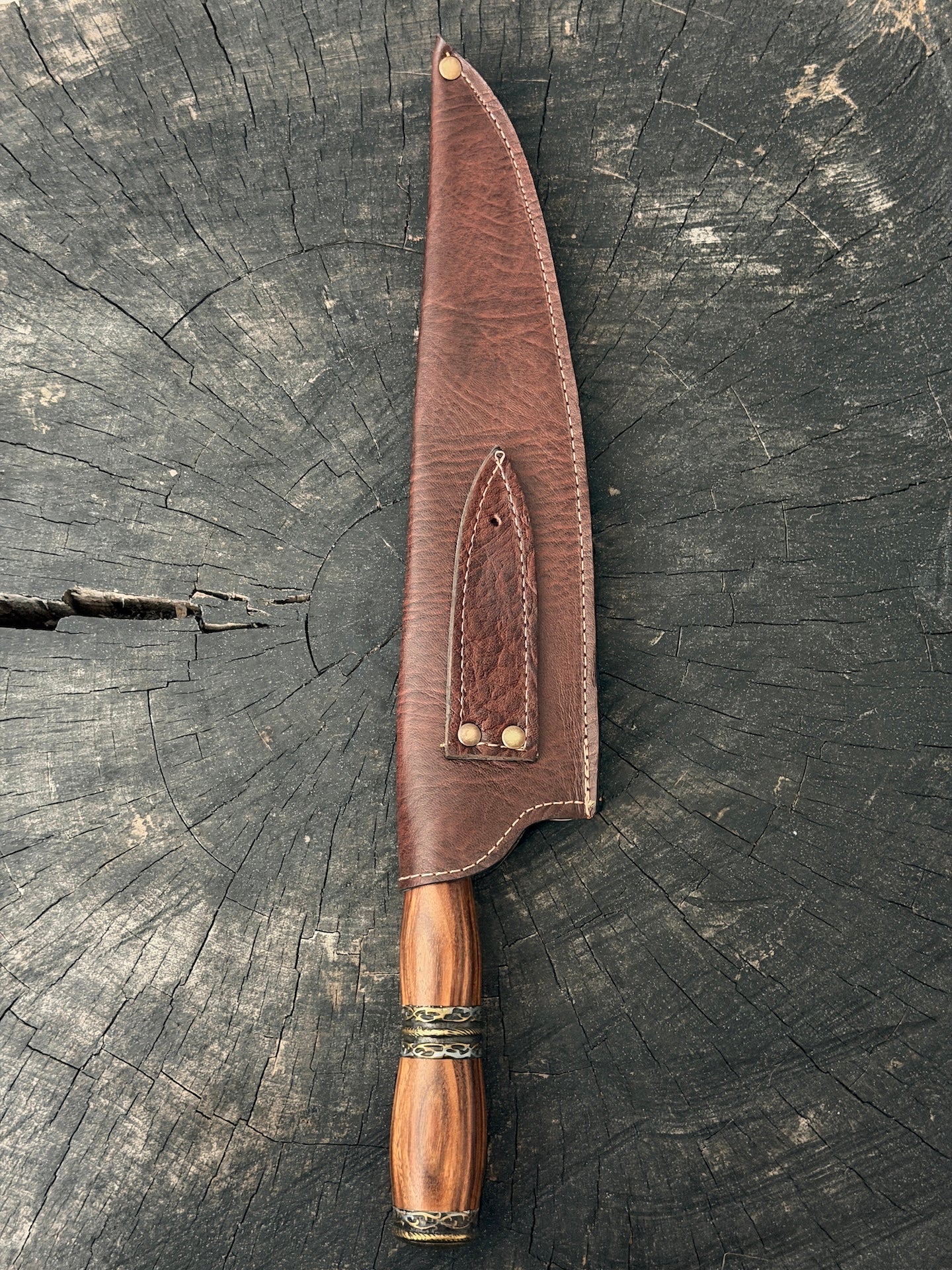 10" Chef Picanha Knife, Native Ironwood, SS440 - 250mm