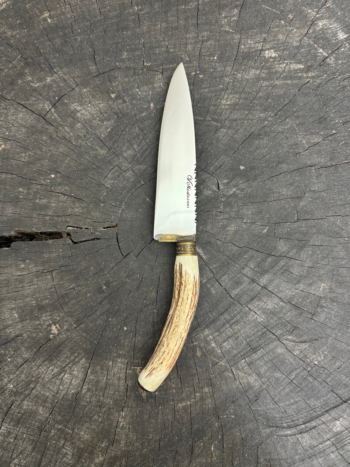 6" Utility Knife, Deer Antler, SS440 - 150mm