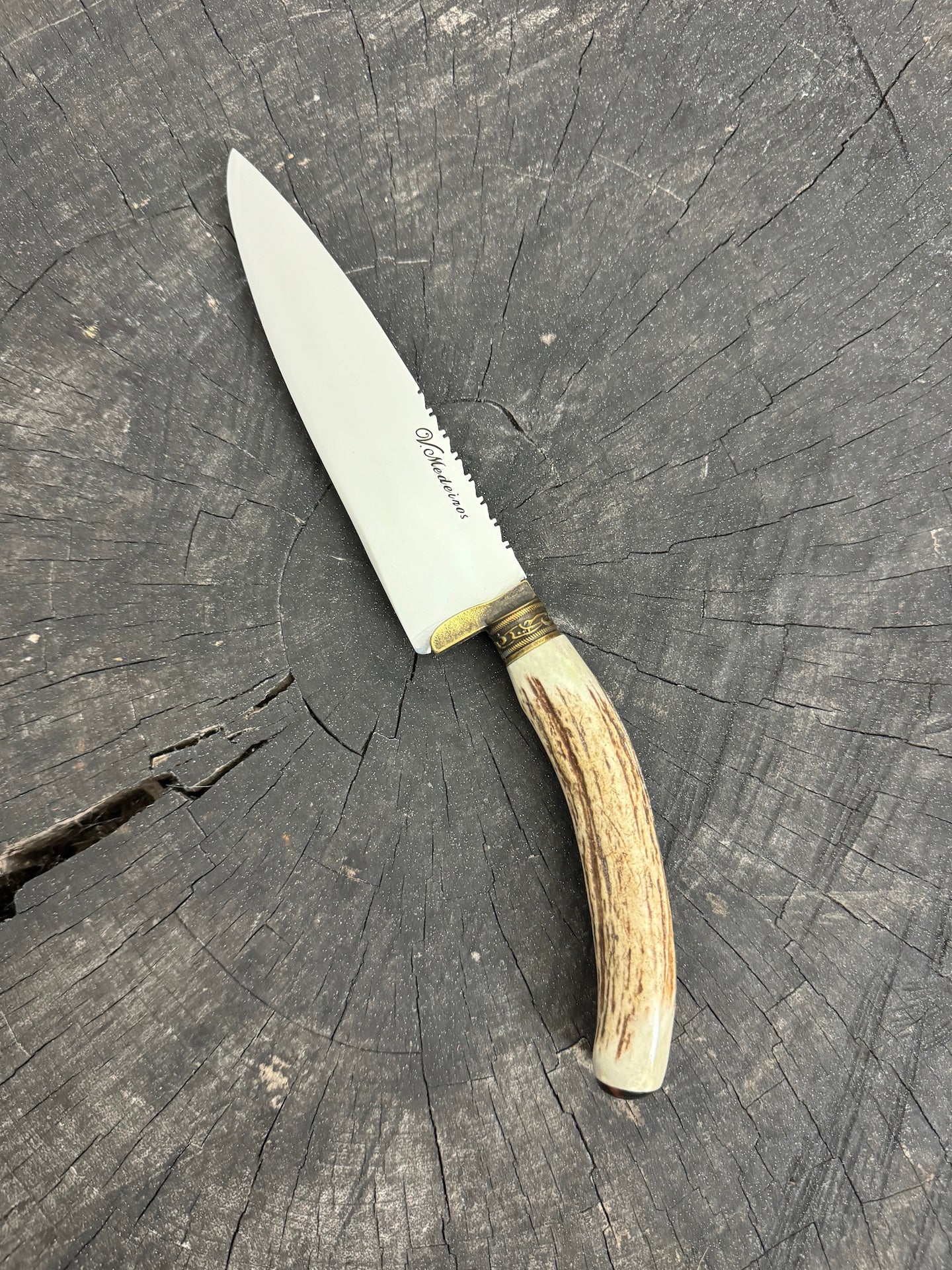 6" Utility Knife, Deer Antler, SS440 - 150mm