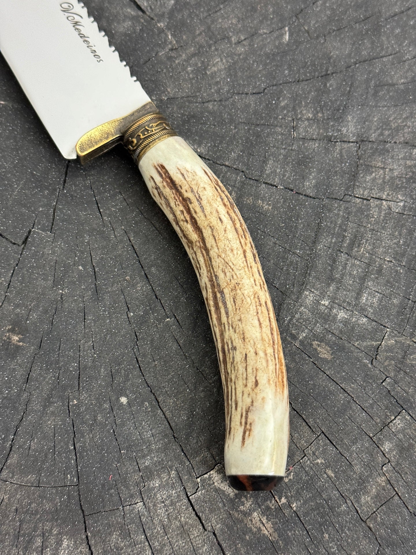 6" Utility Knife, Deer Antler, SS440 - 150mm