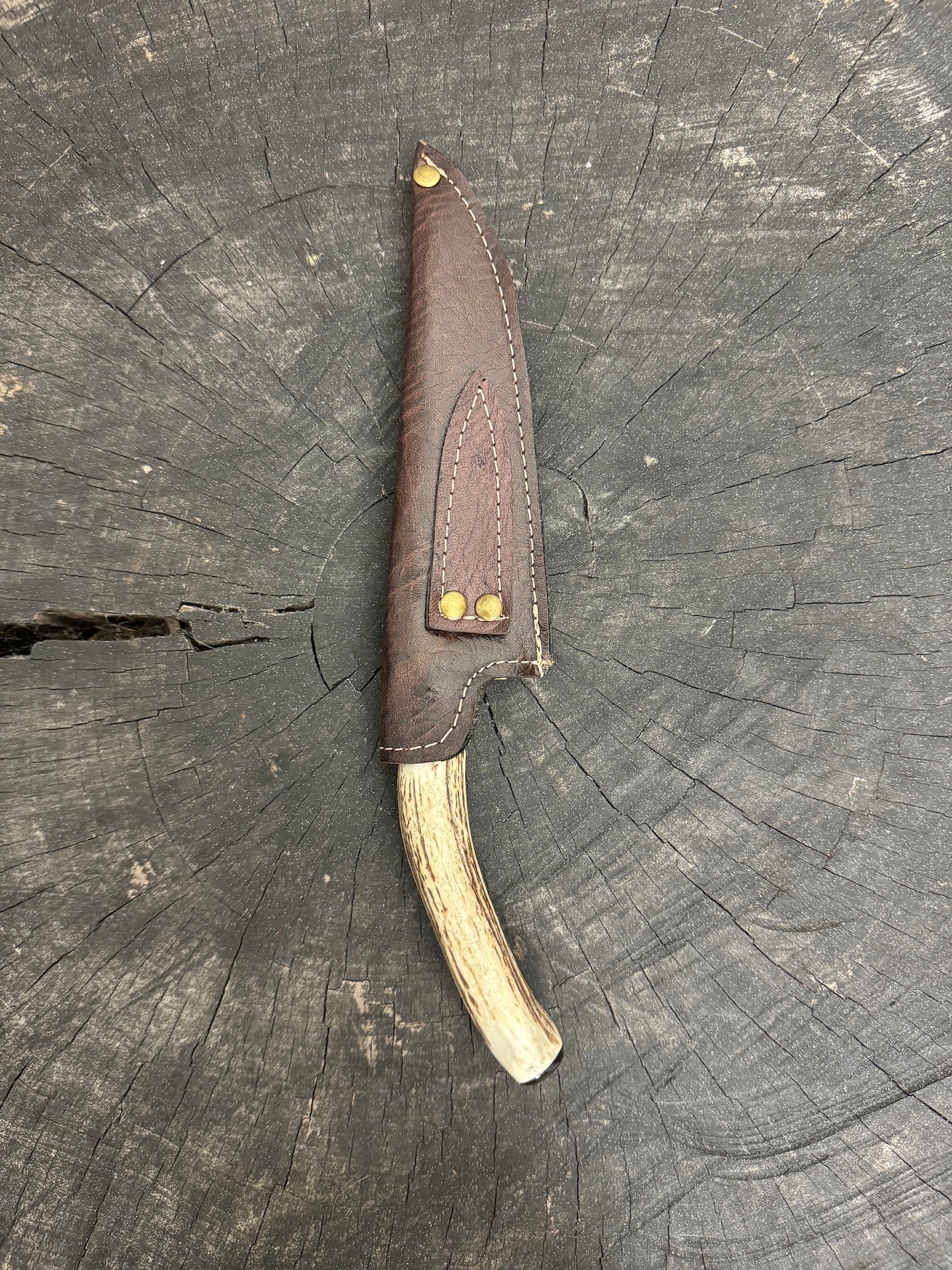 6" Utility Knife, Deer Antler, SS440 - 150mm