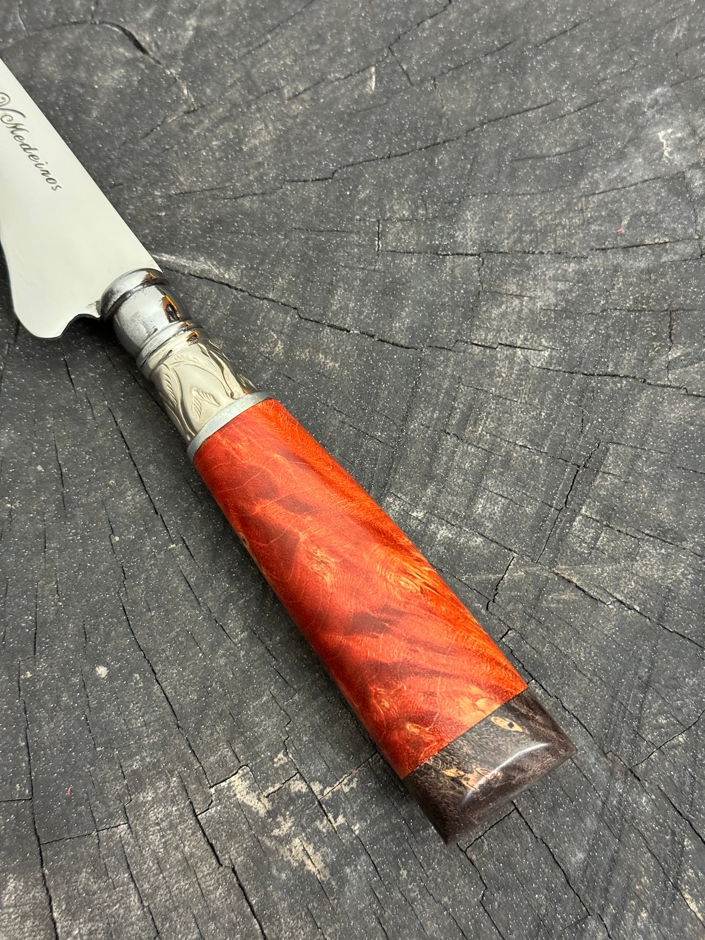 8" Boning Knife, Maple Burl, SS420 - 200mm