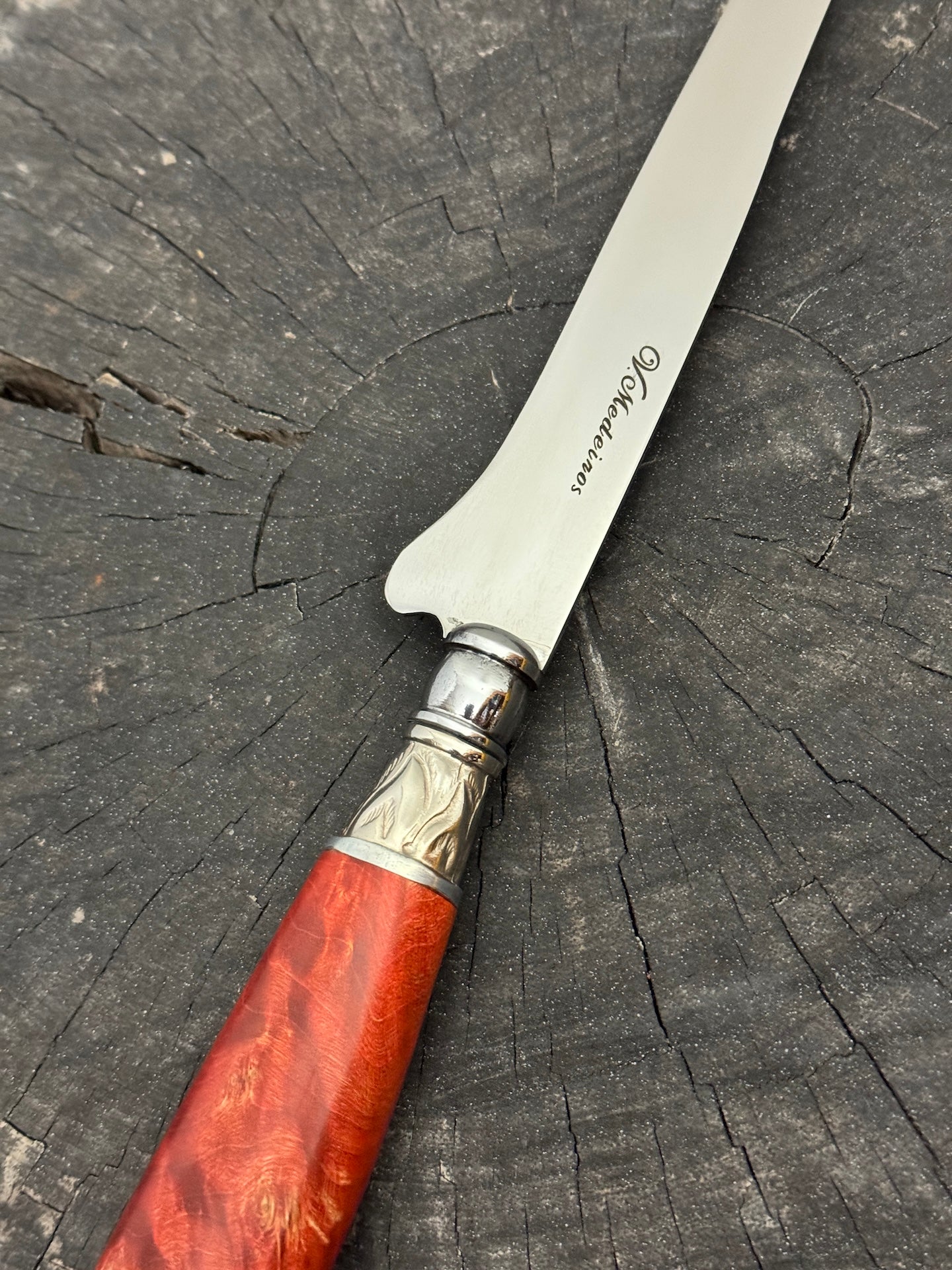 8" Boning Knife, Maple Burl, SS420 - 200mm