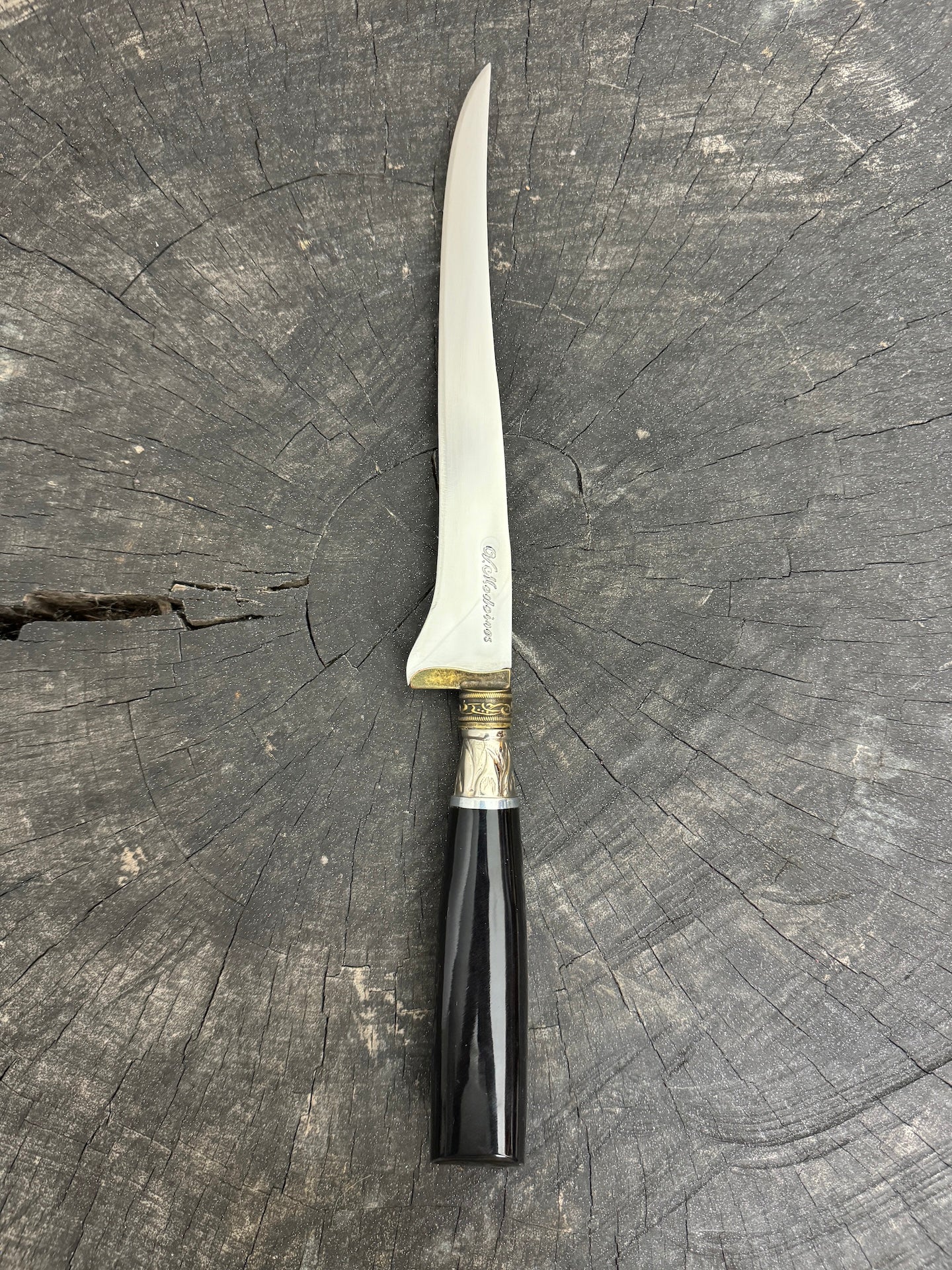 8" Boning Knife, Custom Block, SS420 - 200mm