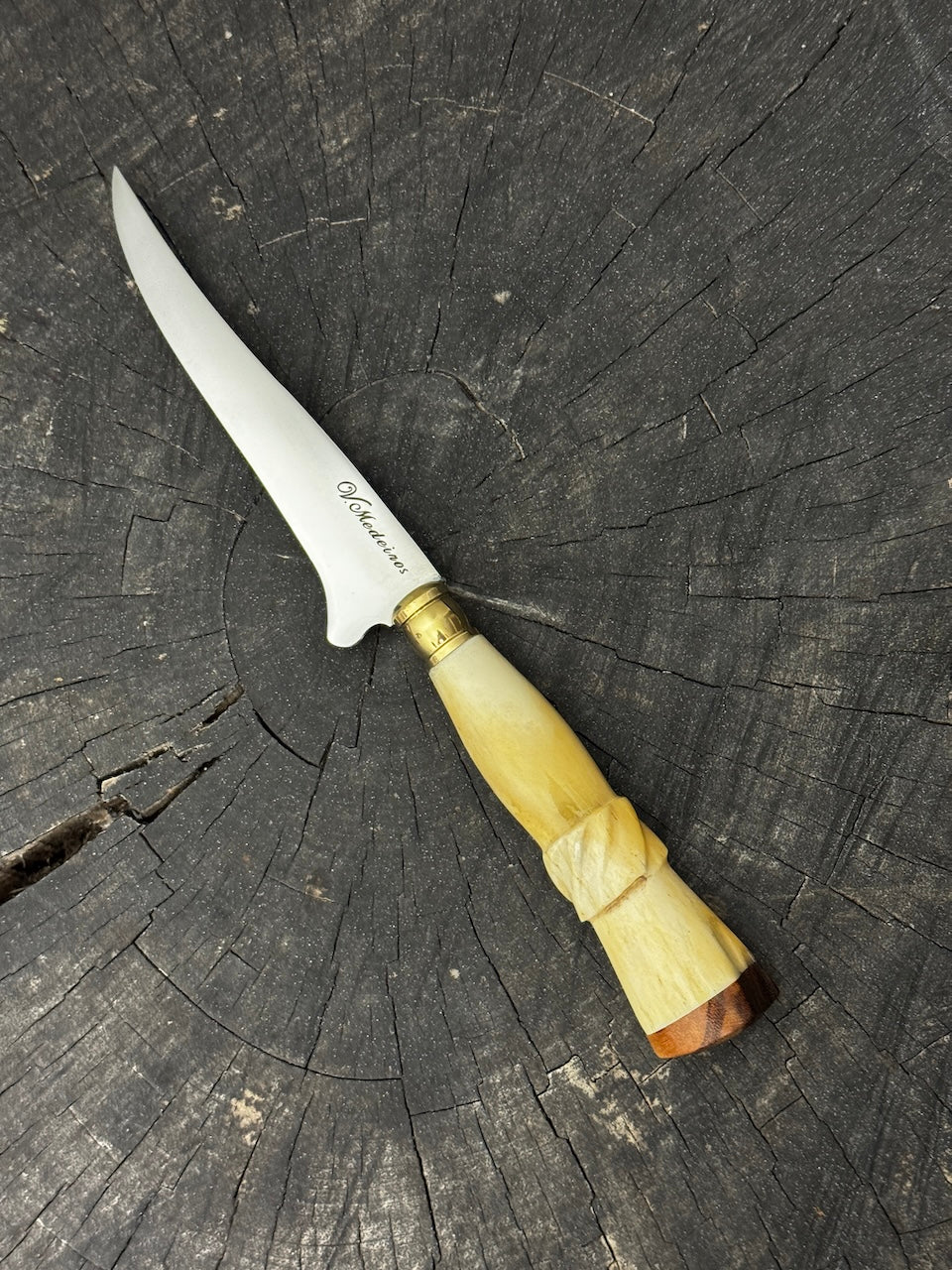 5" Boning Knife, Ostrich Bone, SS440 - 130mm