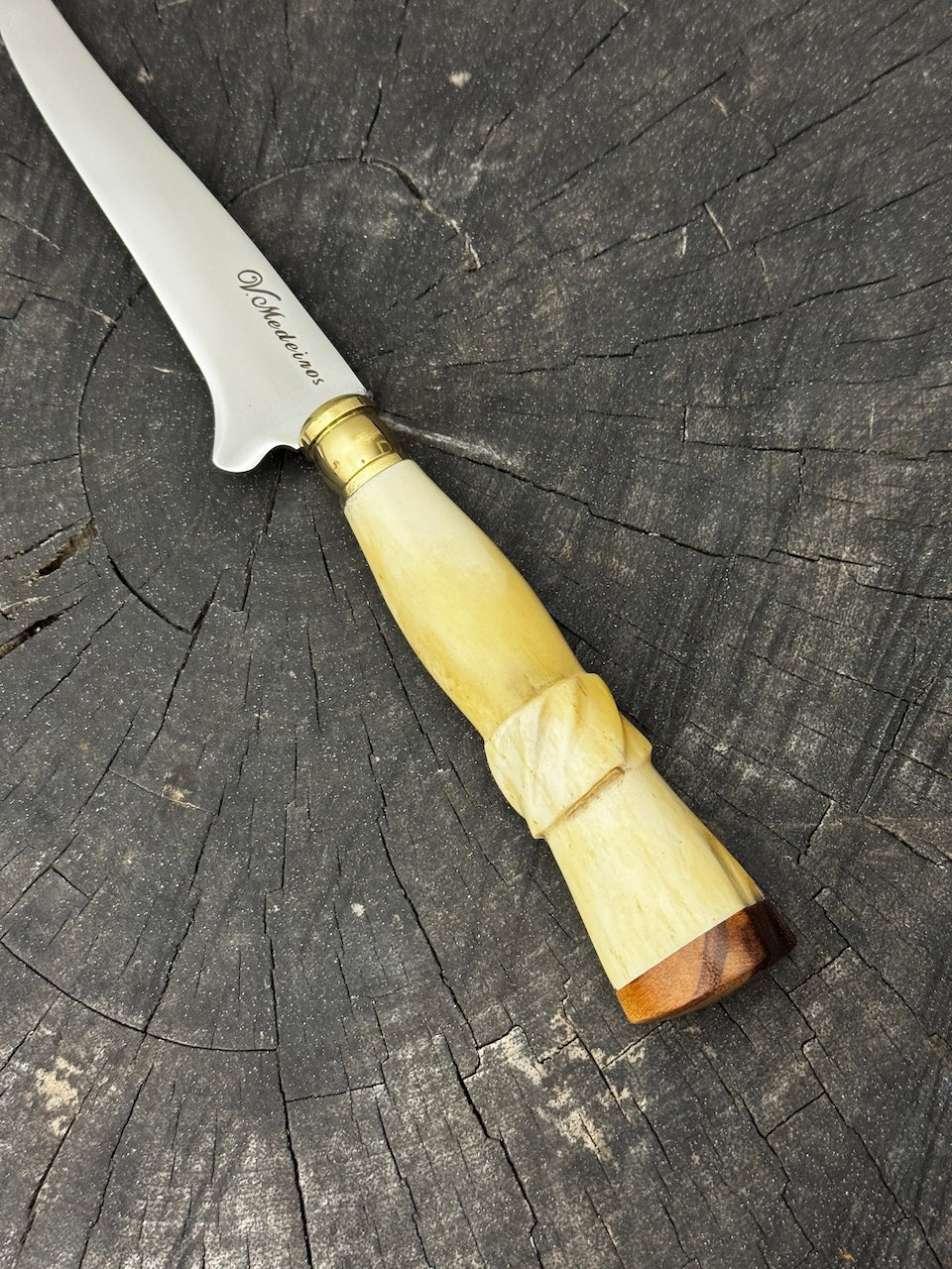 5" Boning Knife, Ostrich Bone, SS440 - 130mm