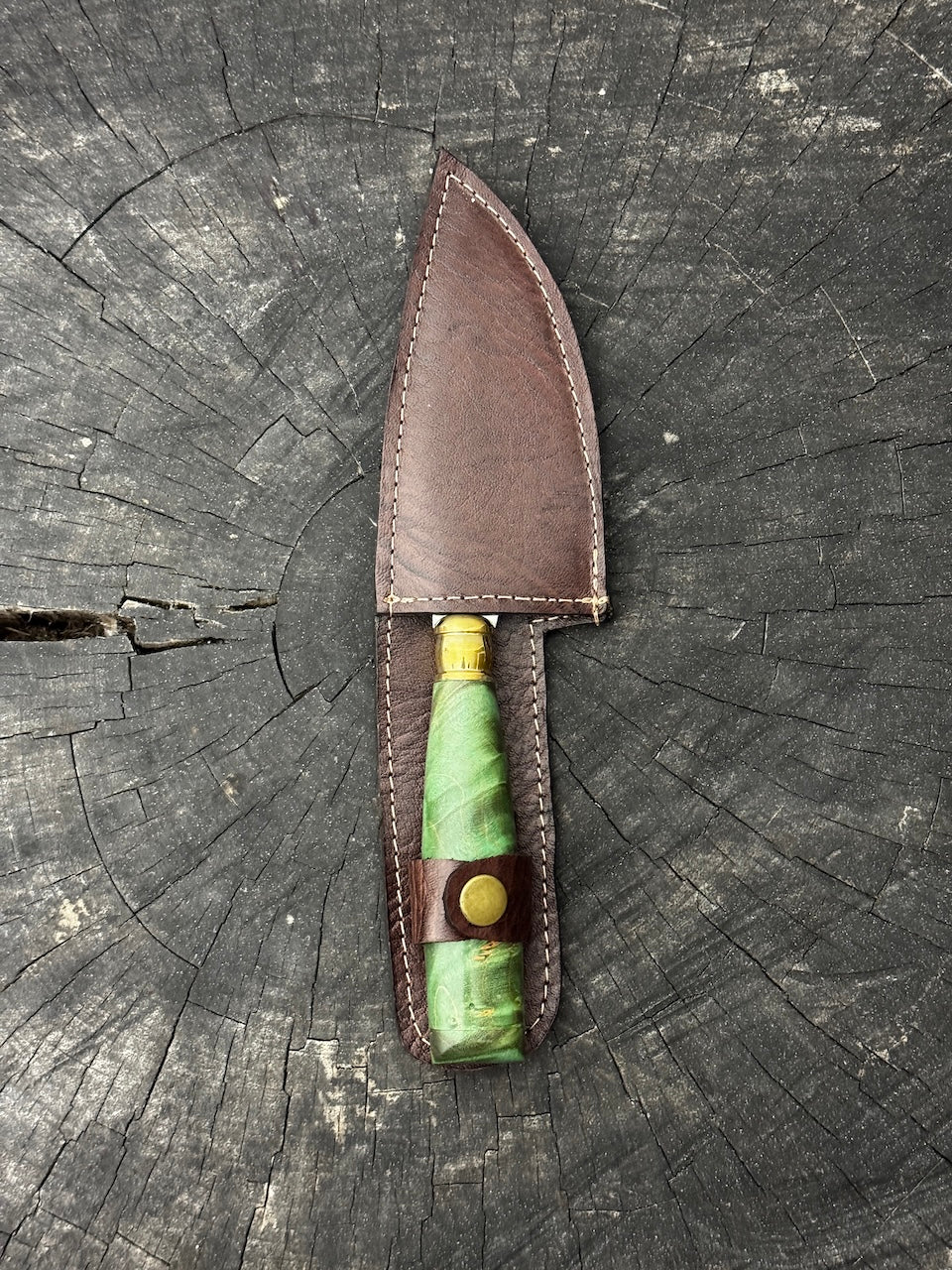 4” Skinner Knife, Maple Burl - SS420 - 105mm