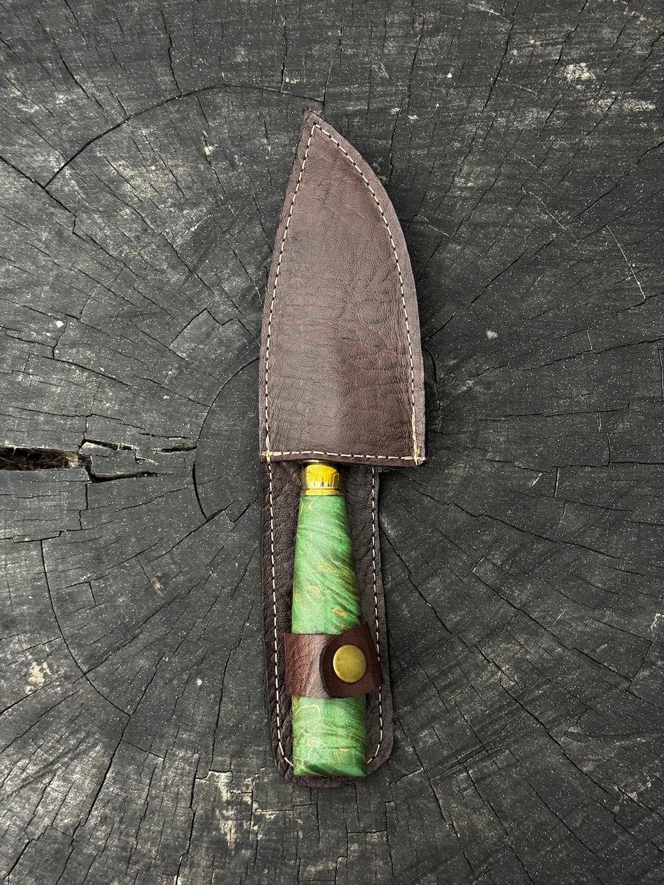 4” Skinner Knife, Maple Burl - SS420 - 105mm