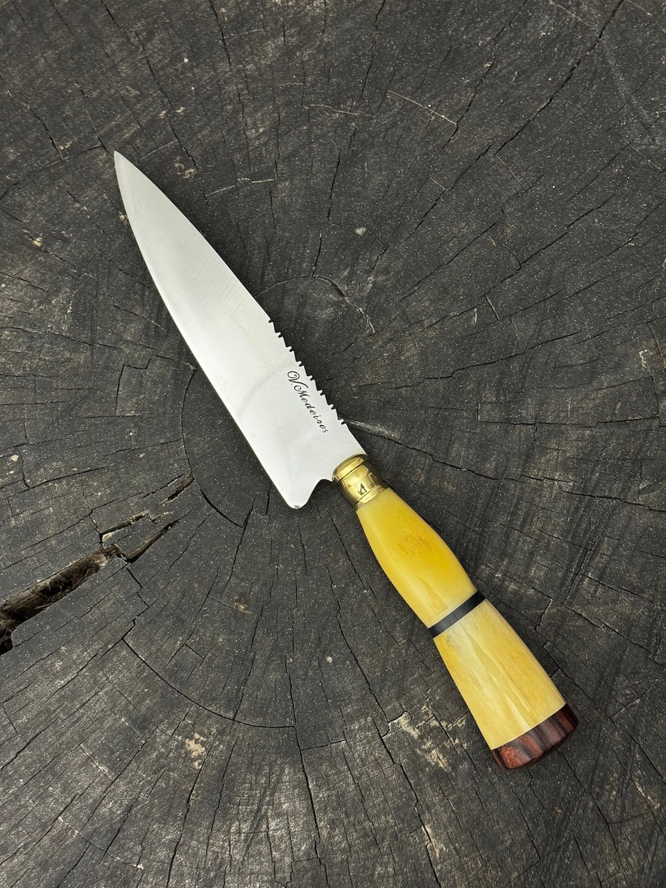 6" Utility Knife, Ostrich Bone SS440 - 150mm