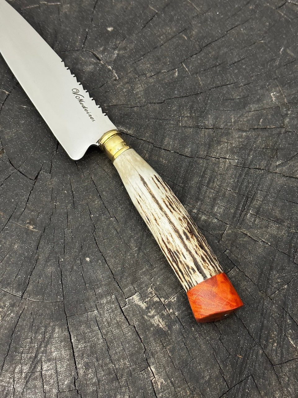 6" Utility Knife, Deer Antler, SS440 - 150mm