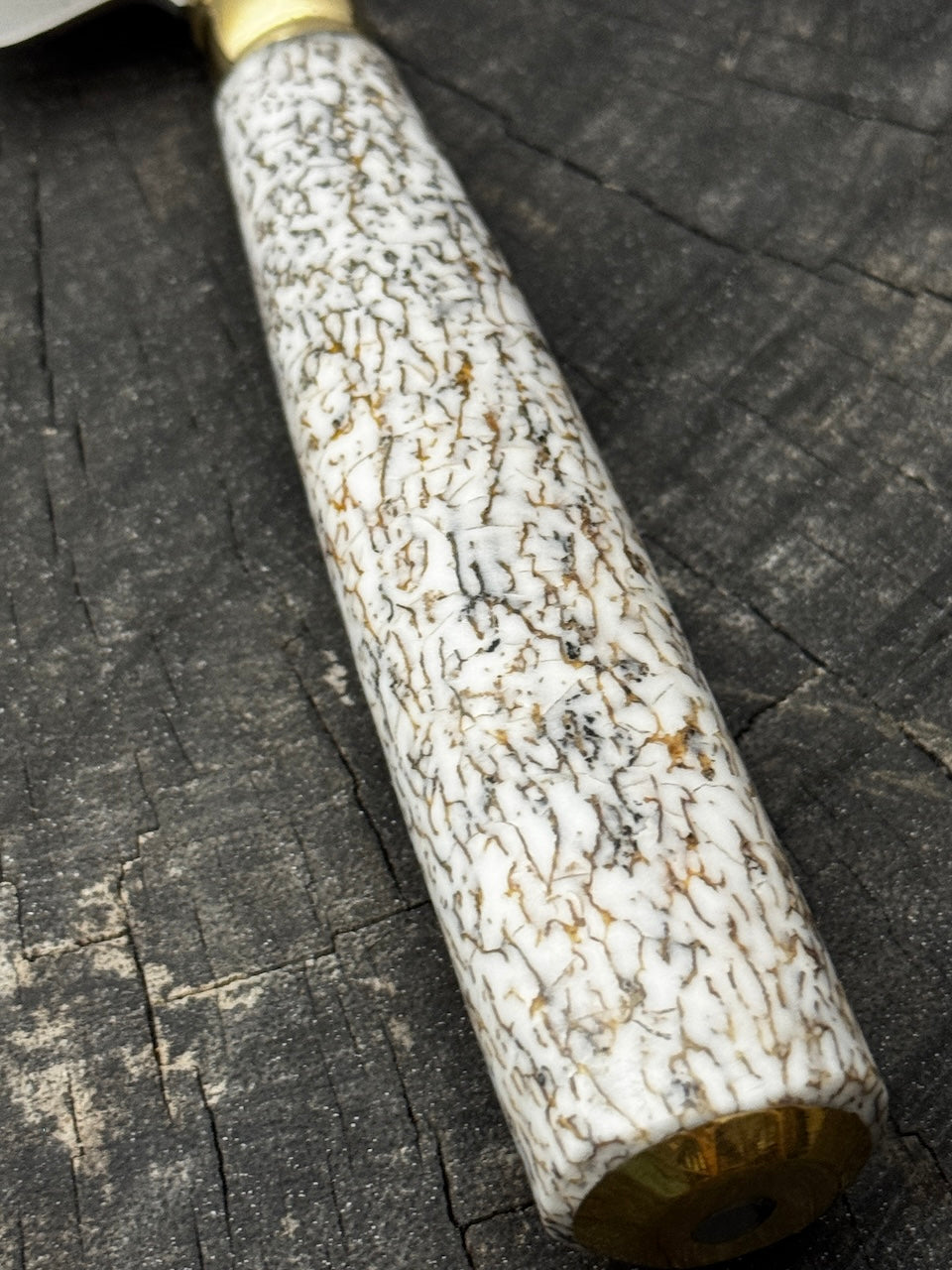 8" Chef Knife, Whale Skull Bone, SS440 - 200mm