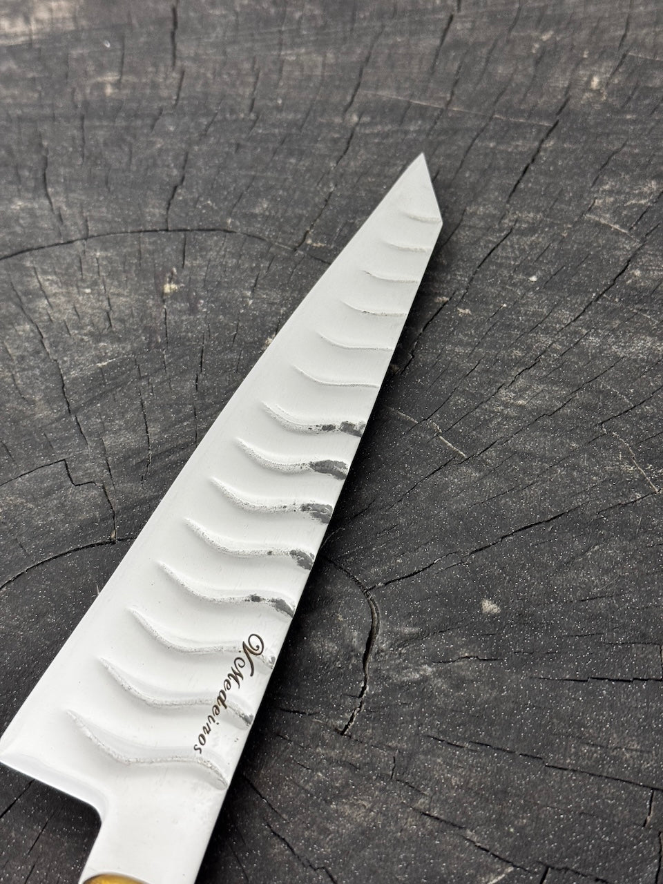 8" Branca Knife, Curly Maple, SS440 - 210mm