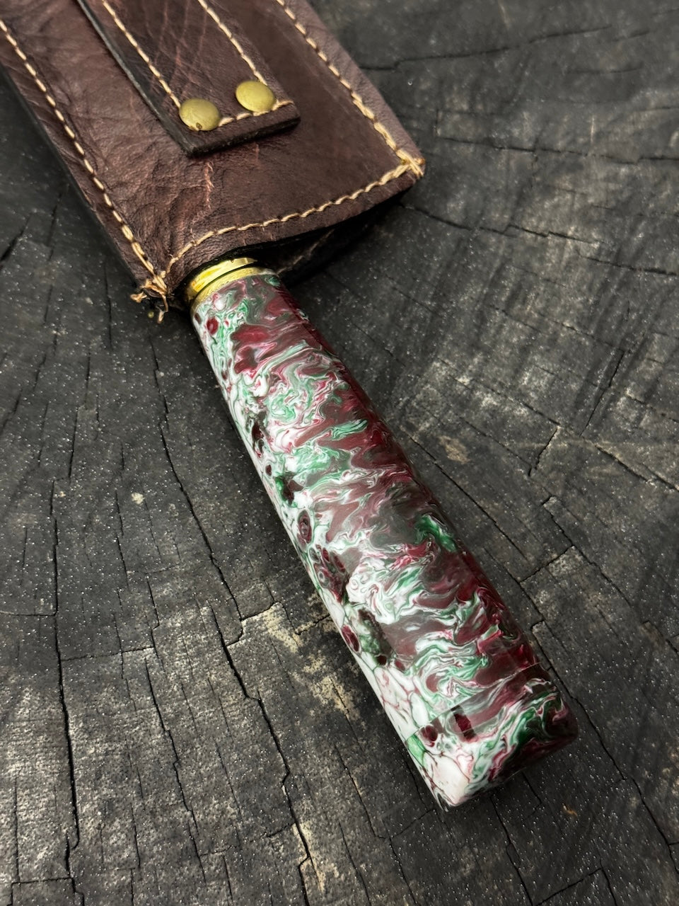 8" Bread & Roast Knife, Custom Block, SS420c - 200mm