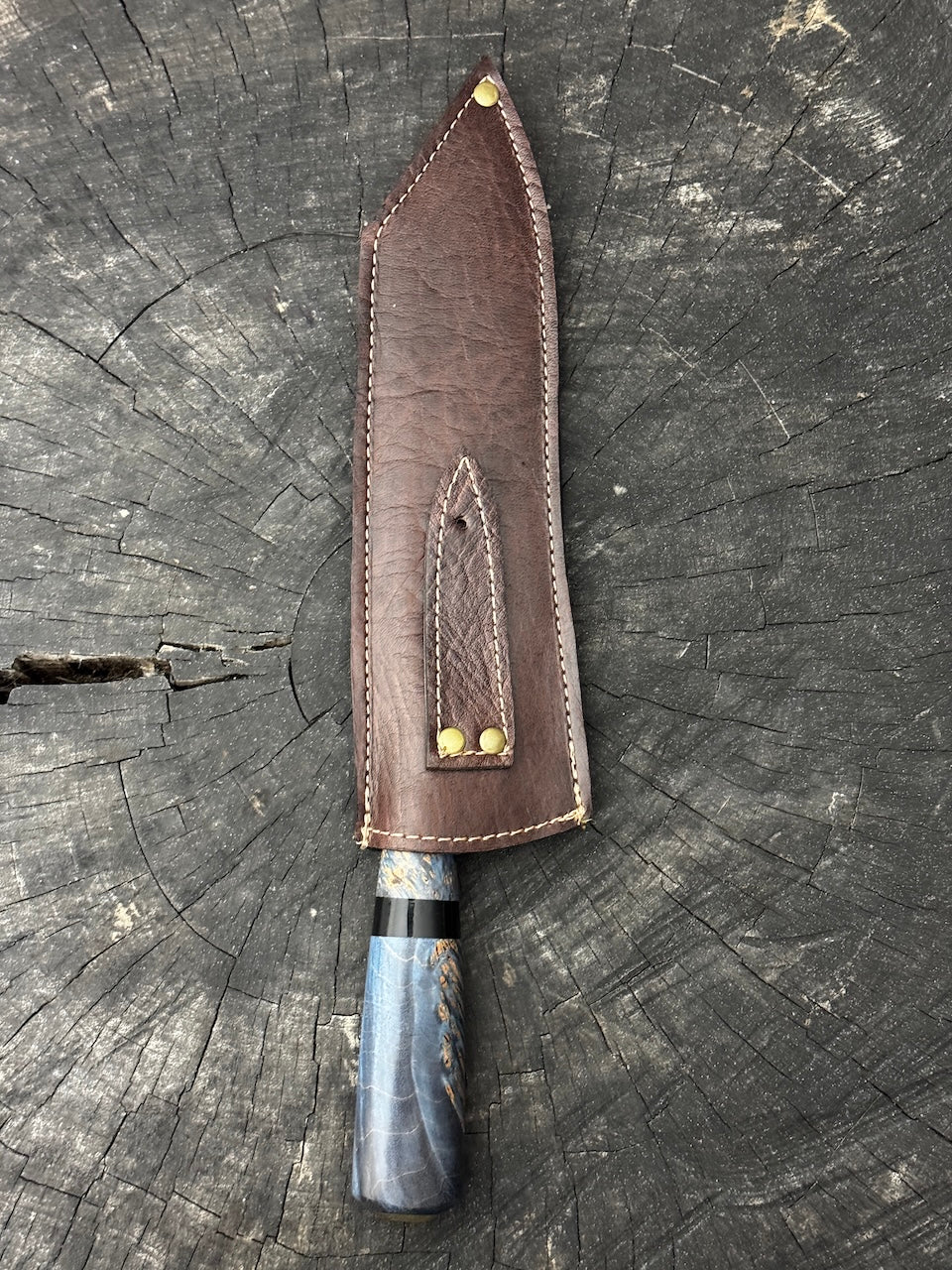 8" Bread & Roast Knife, Maple Burl, SS420c - 200mm