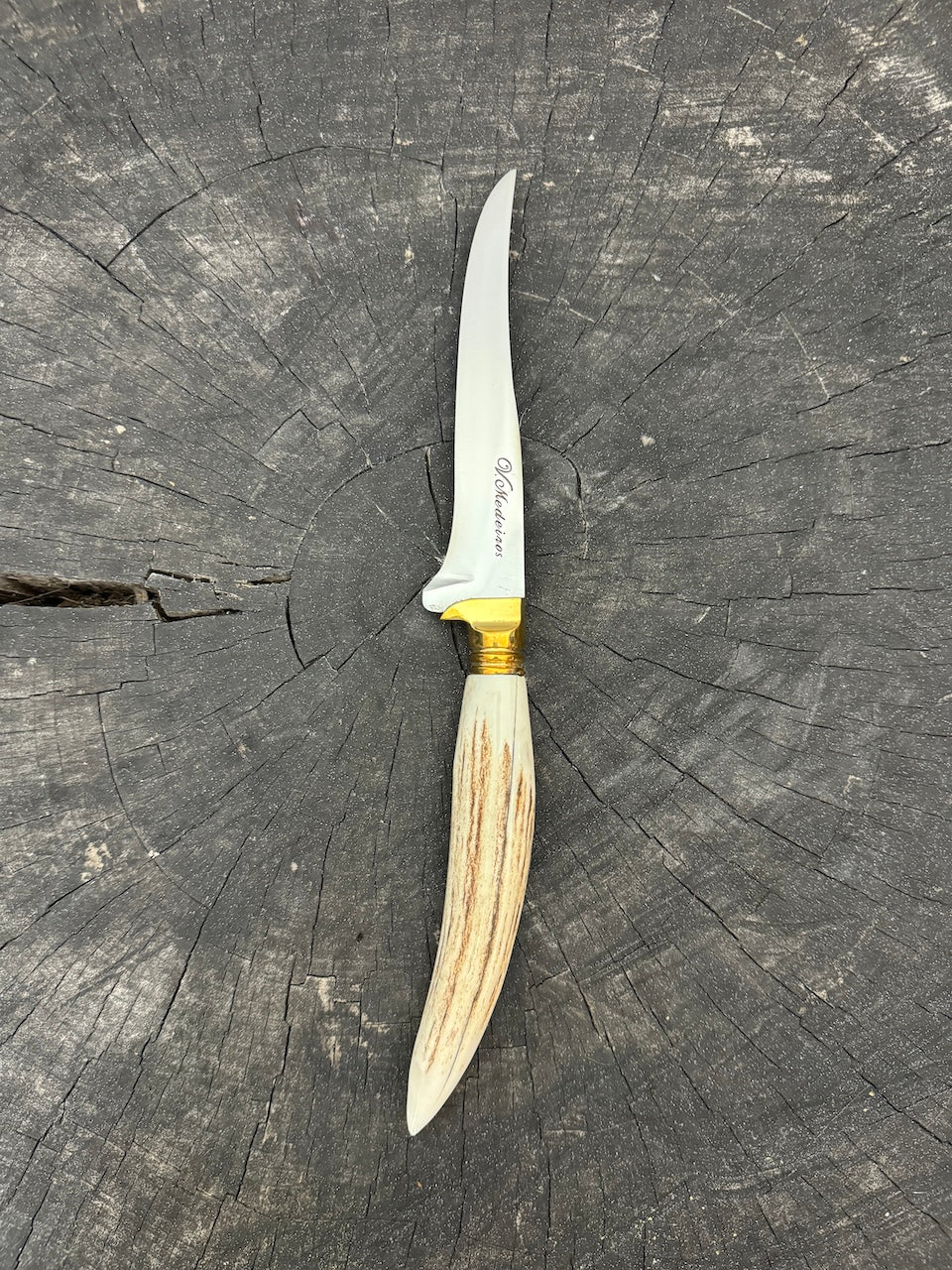 5" Boning Knife, Deer Antler, SS420 - 130mm