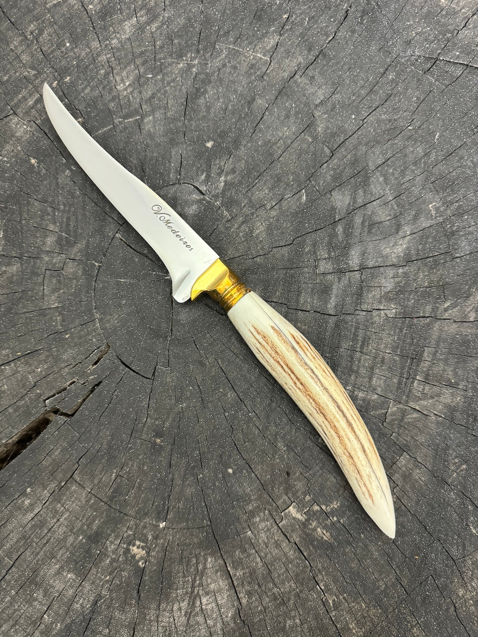 5" Boning Knife, Deer Antler, SS420 - 130mm