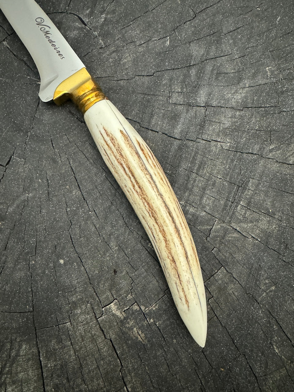 5" Boning Knife, Deer Antler, SS420 - 130mm