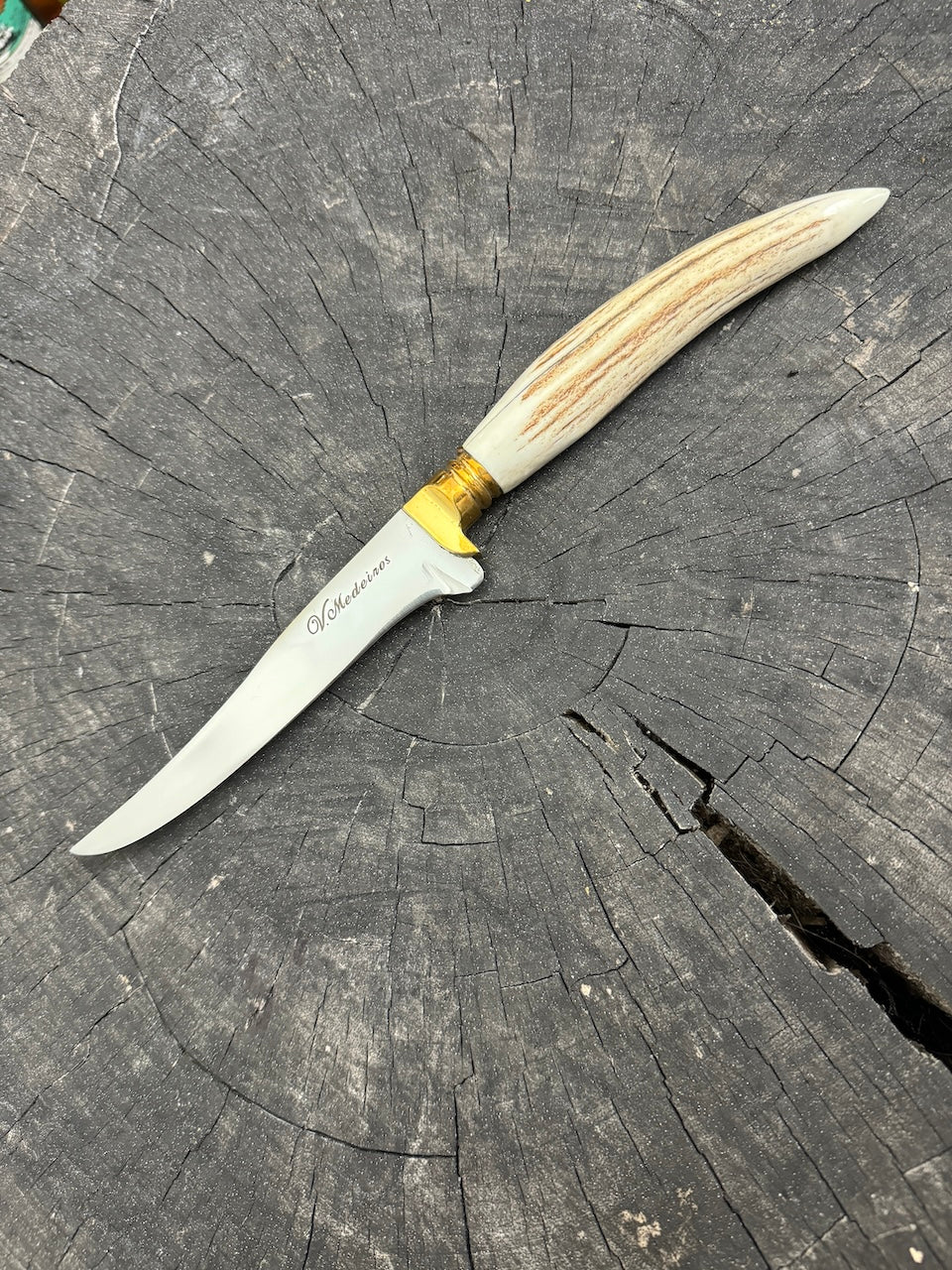 5" Boning Knife, Deer Antler, SS420 - 130mm