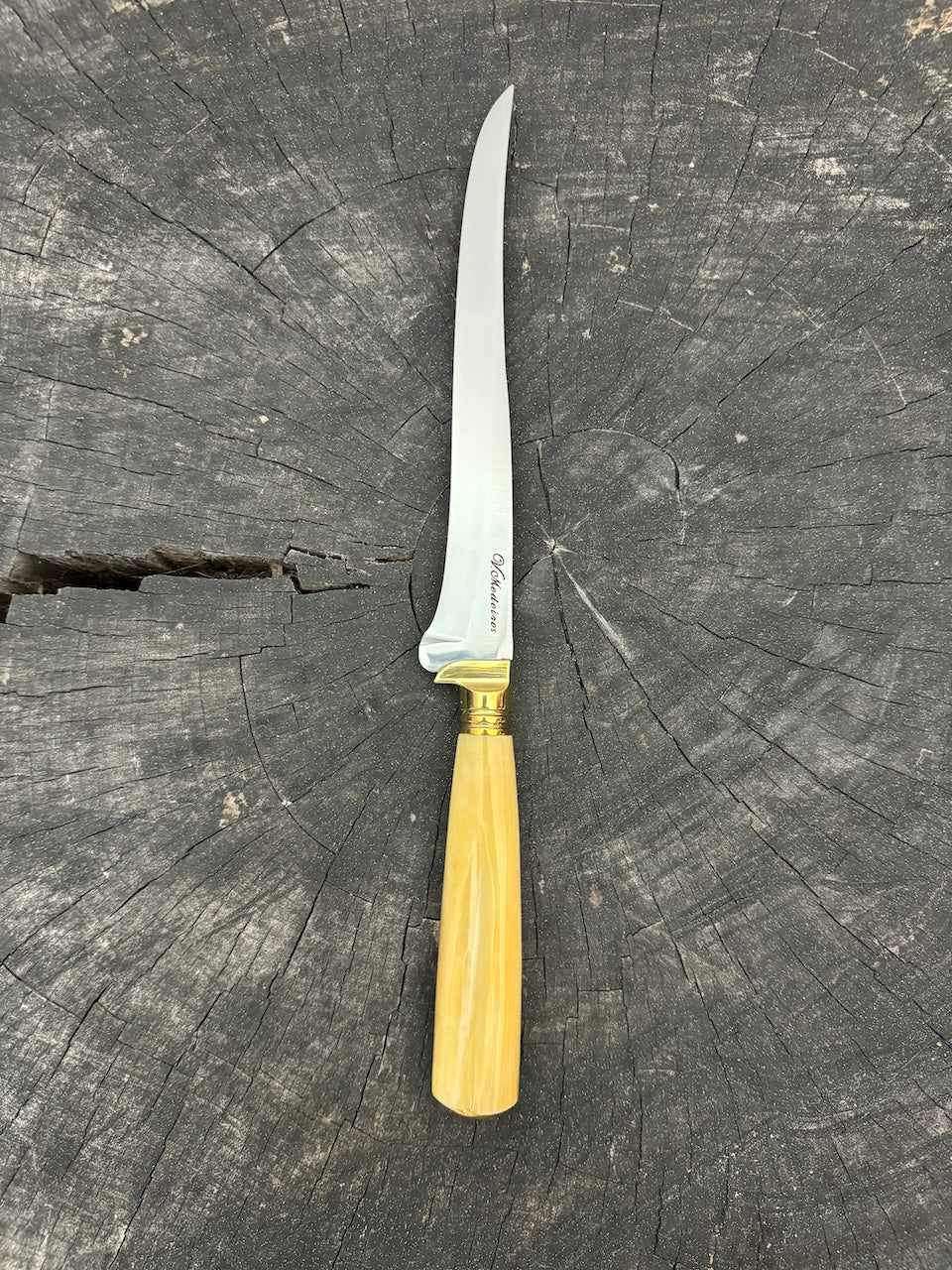 8" Boning Knife, Ostrich Bone, SS420 - 200mm