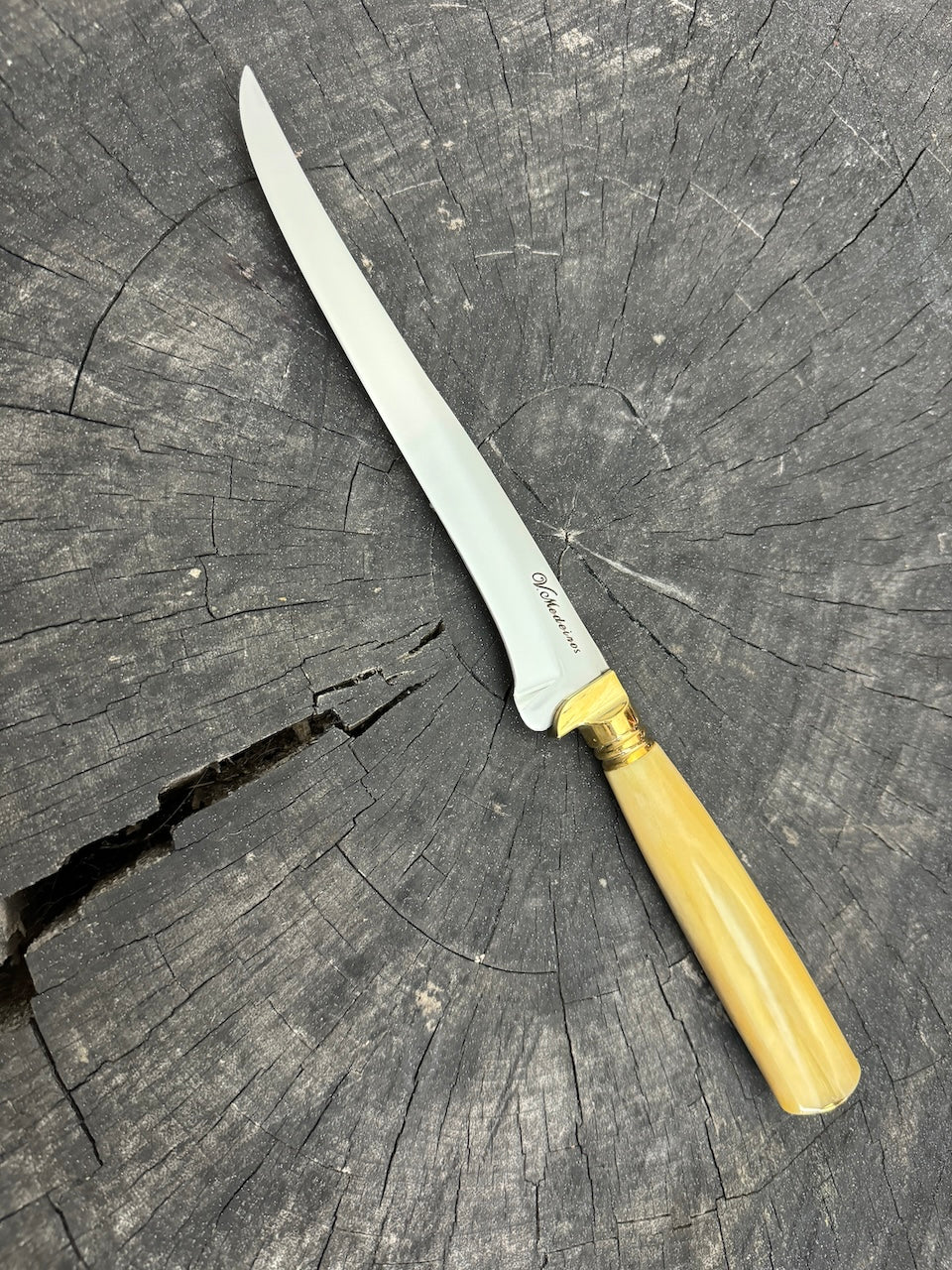 8" Boning Knife, Ostrich Bone, SS420 - 200mm