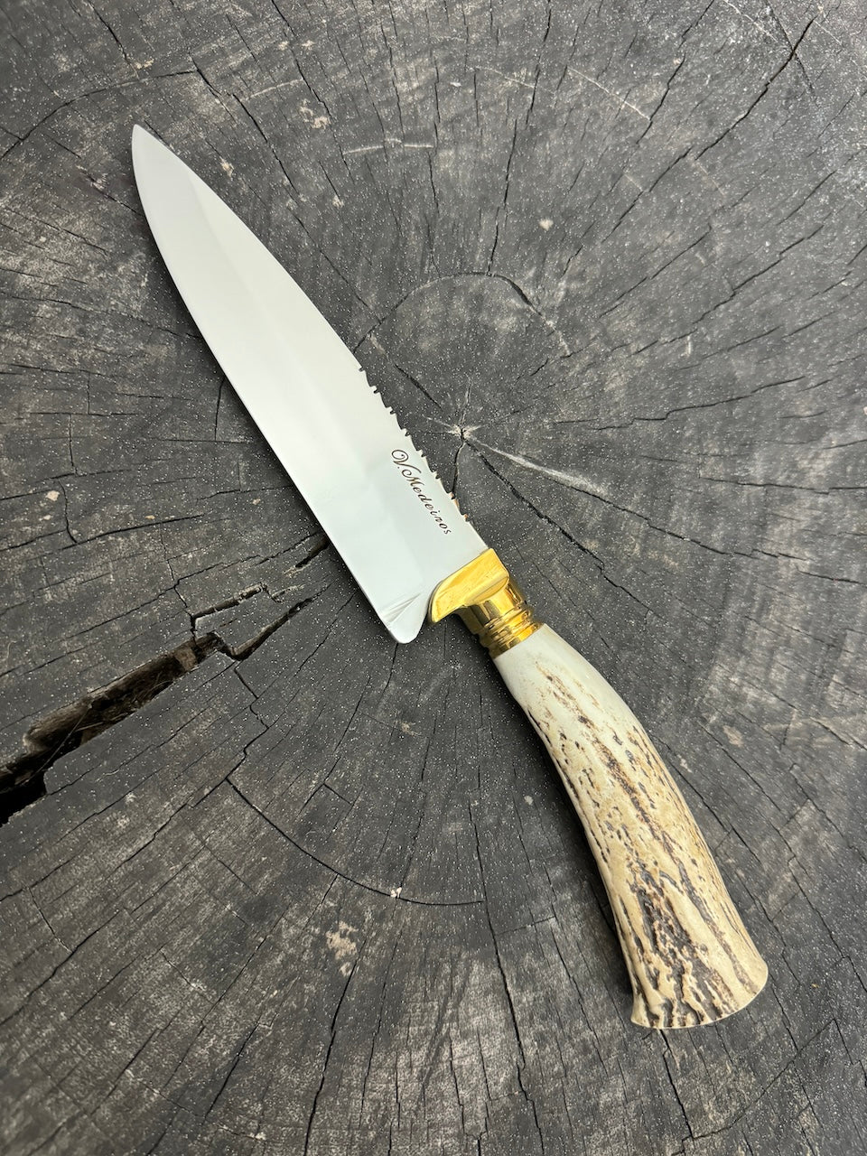 6" Utility Knife, Deer Antler, SS440 - 150mm