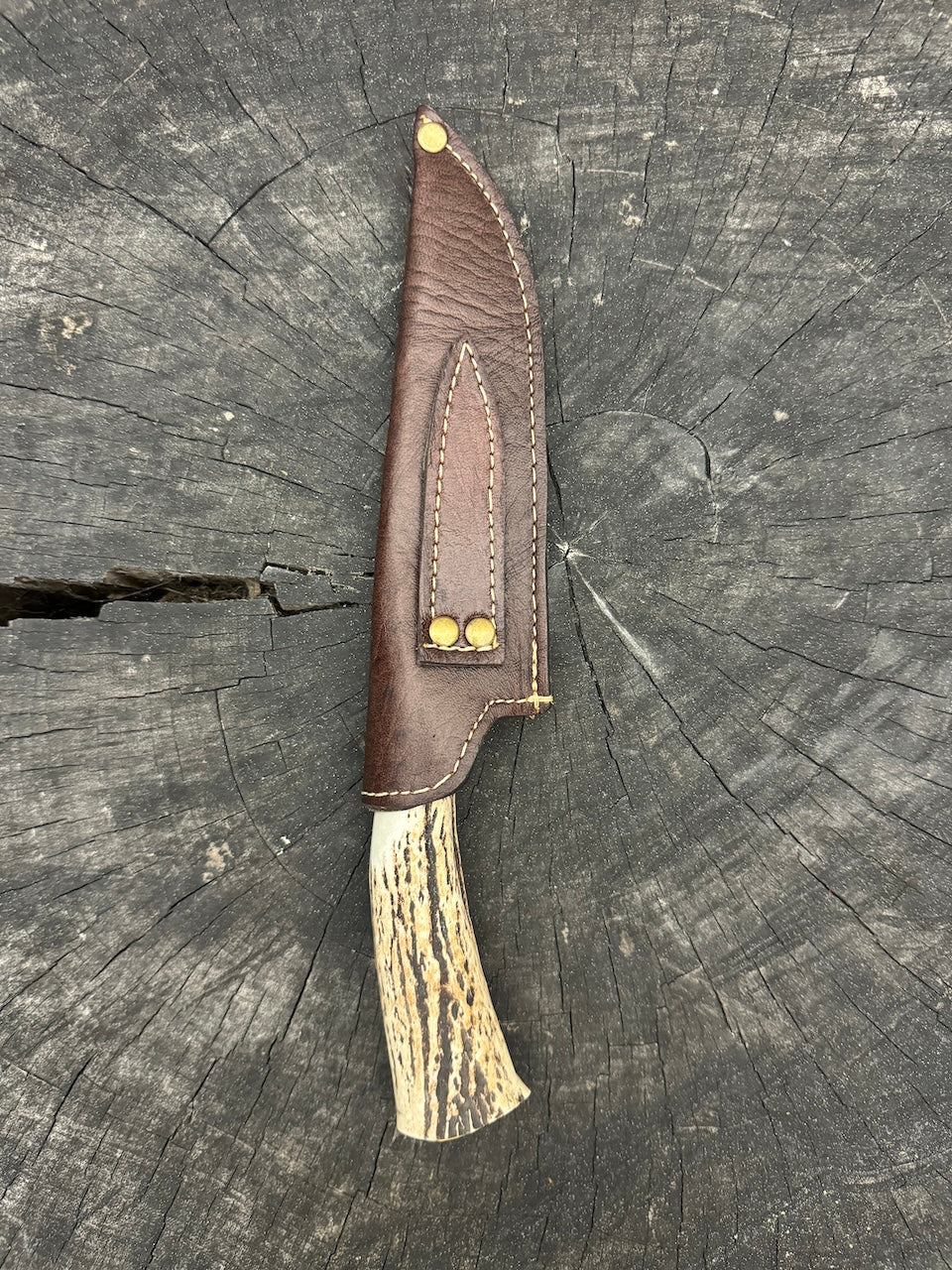 6" Utility Knife, Deer Antler, SS440 - 150mm