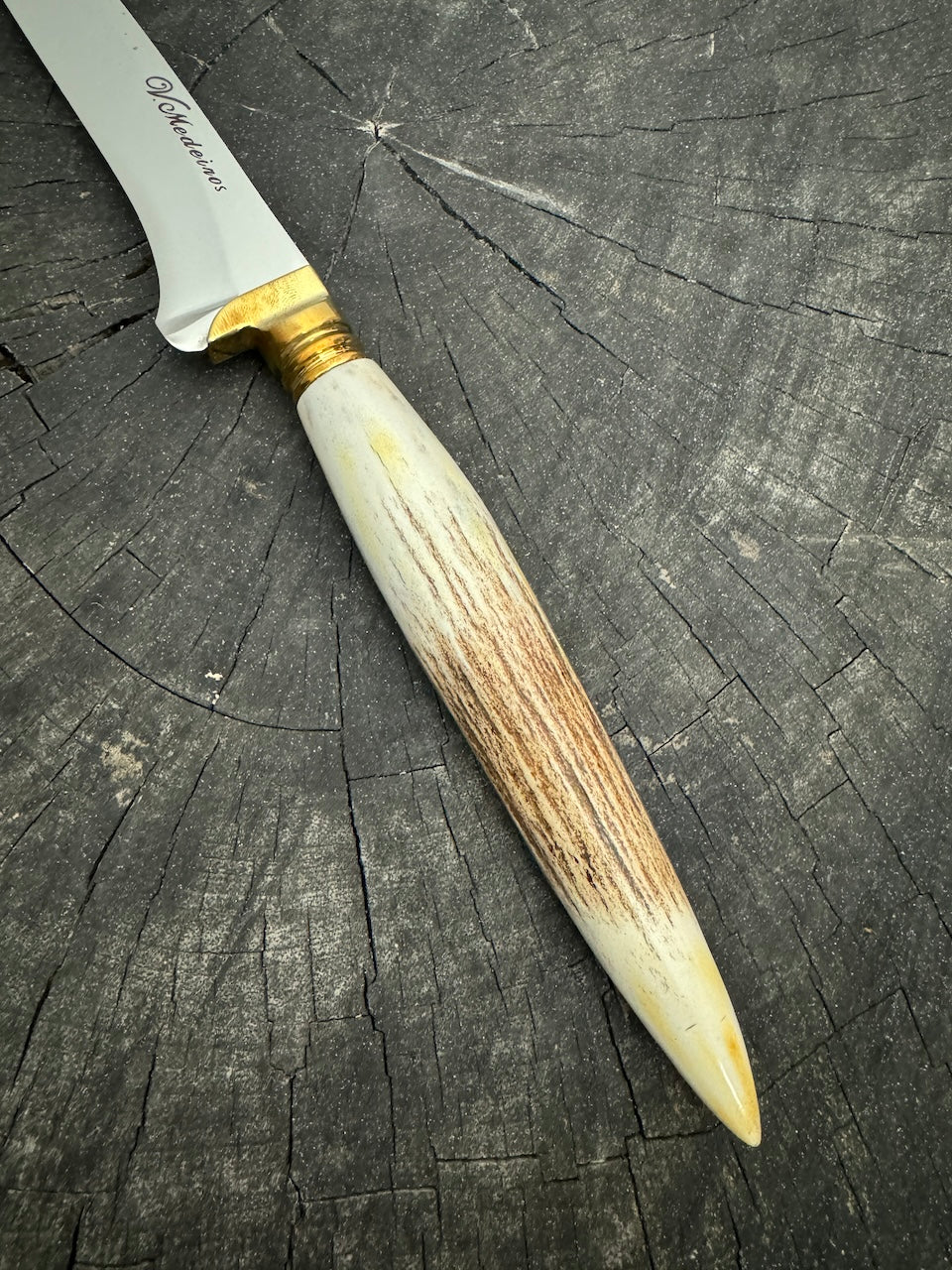 8" Boning Knife, Deer Antler, SS420 - 200mm