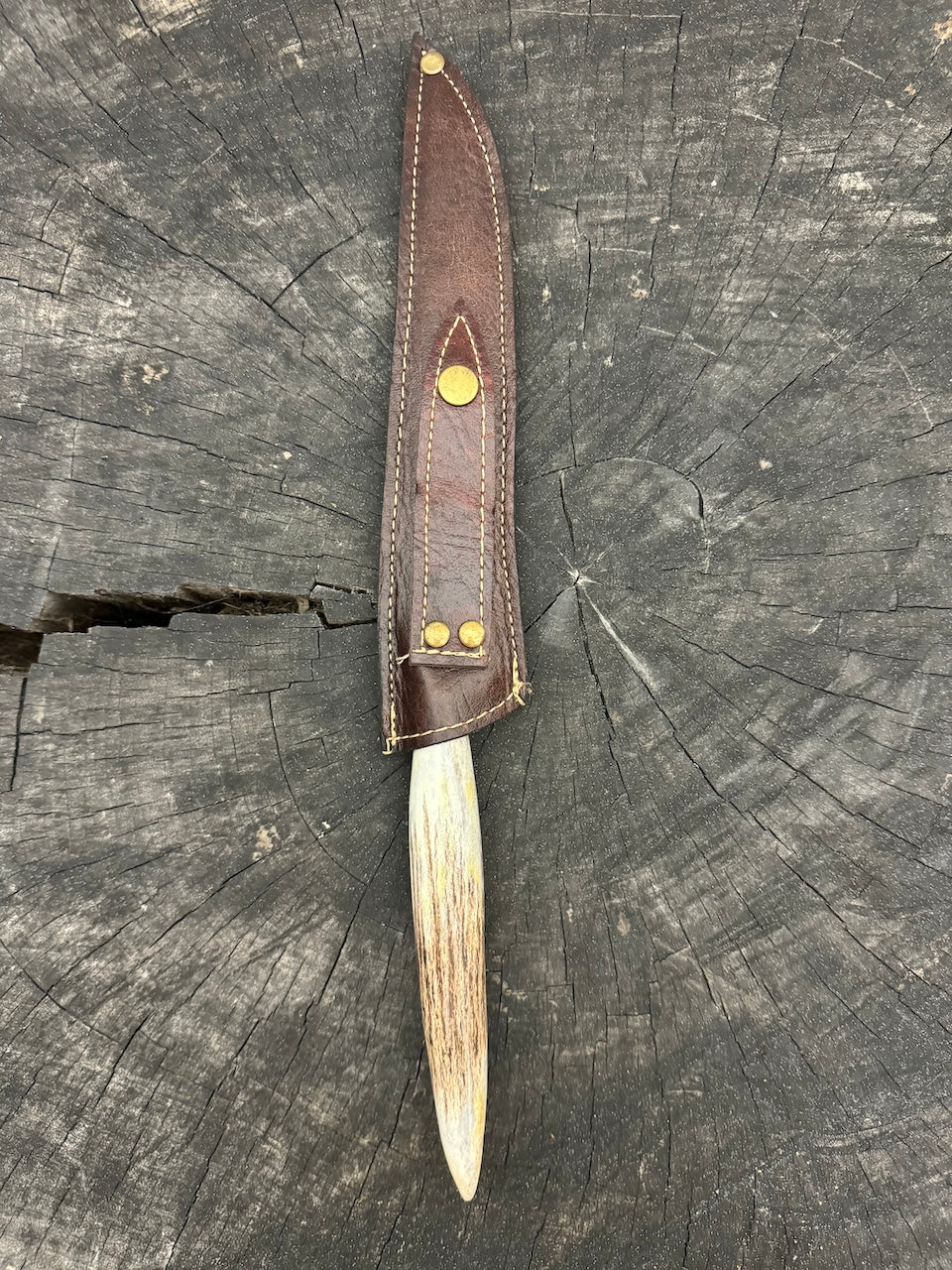 8" Boning Knife, Deer Antler, SS420 - 200mm