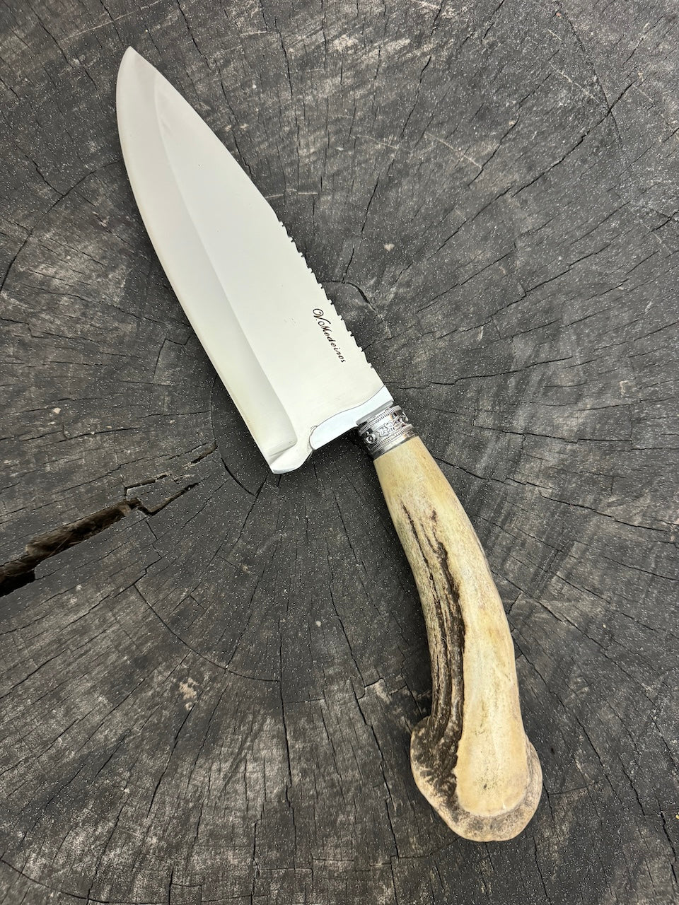 8" Picanha Chef Knife, Deer Antler, SS440 - 200mm