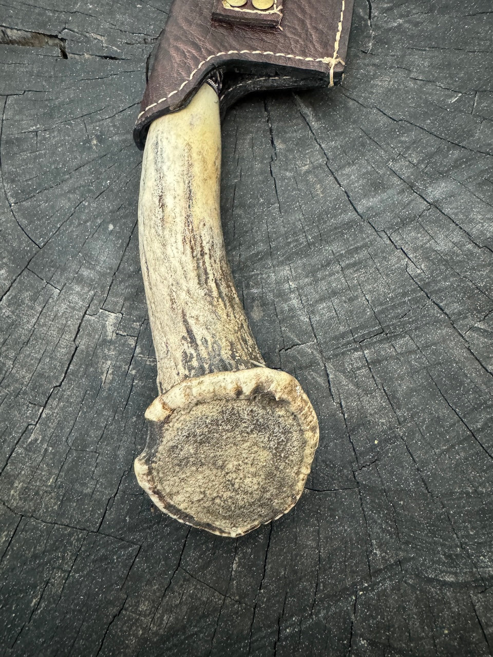 8" Picanha Chef Knife, Deer Antler, SS440 - 200mm