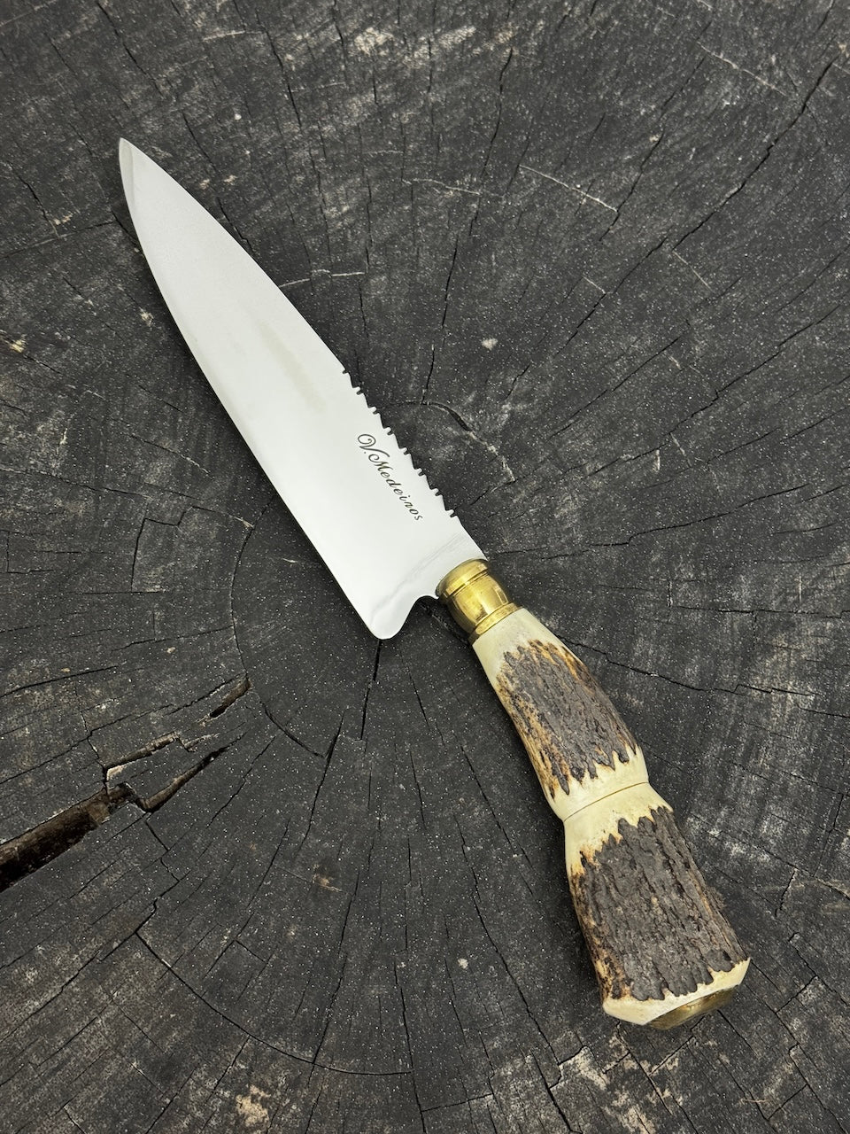 6" Utility Knife, Deer Antler, SS440 - 150mm
