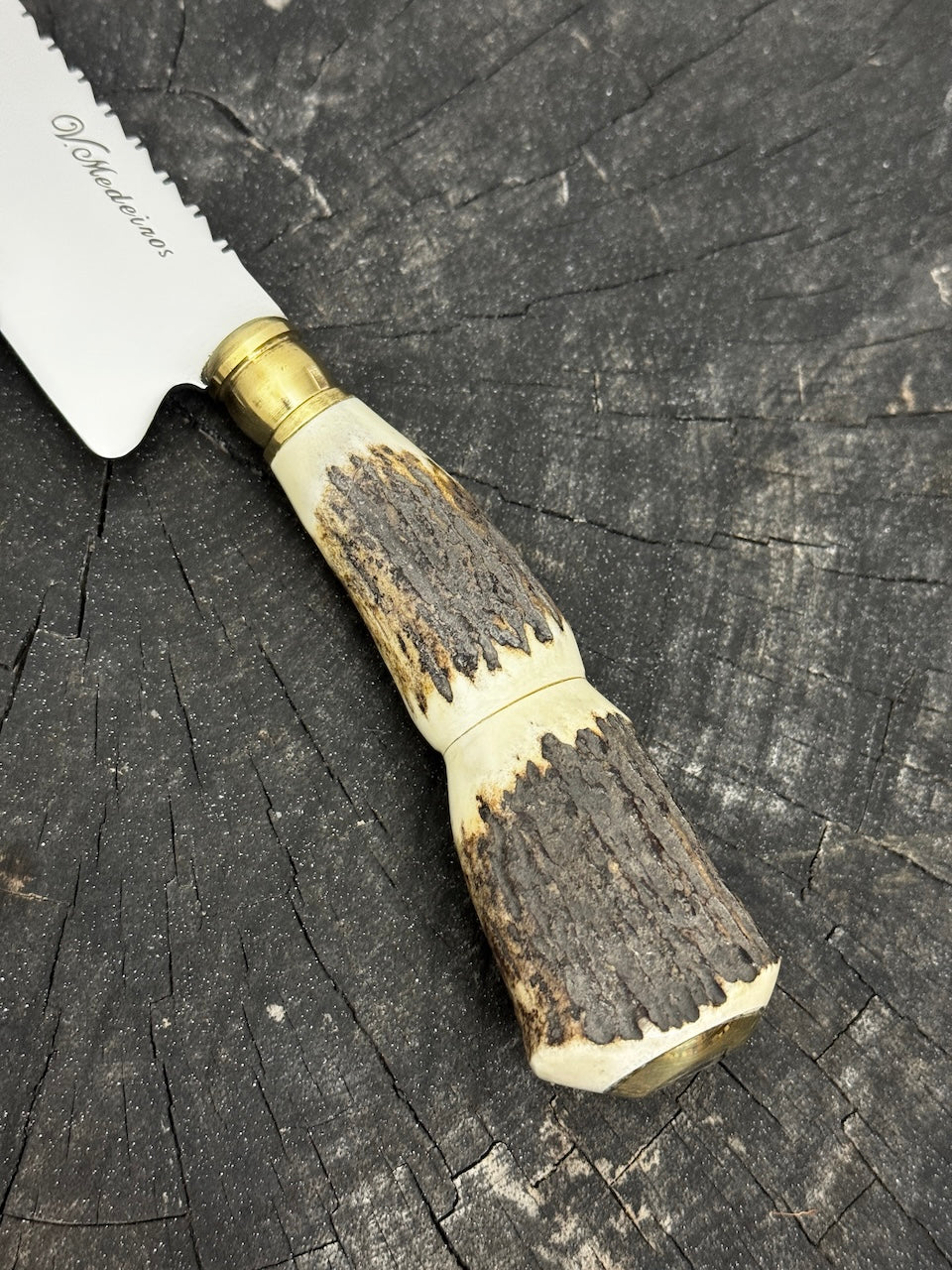 6" Utility Knife, Deer Antler, SS440 - 150mm