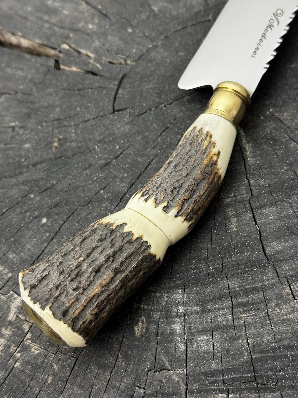 6" Utility Knife, Deer Antler, SS440 - 150mm