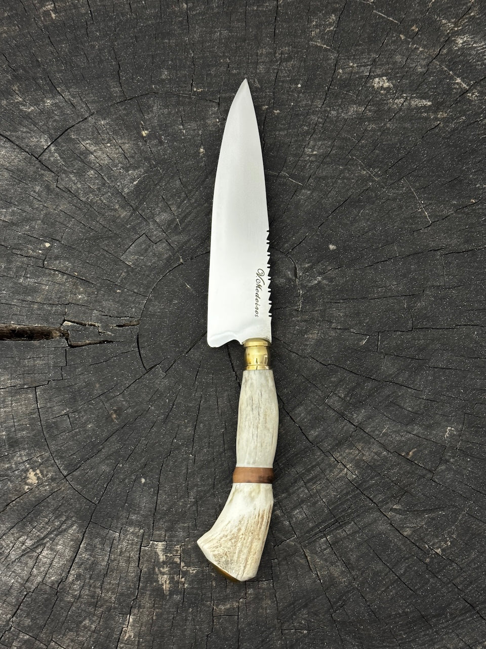 6" Utility Knife, Deer Antler, SS440 - 150mm
