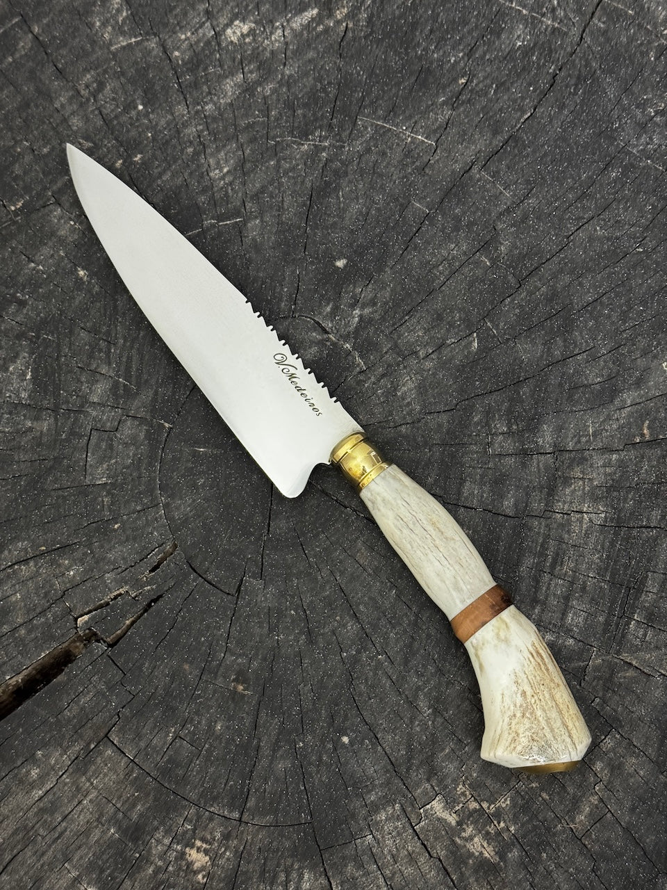 6" Utility Knife, Deer Antler, SS440 - 150mm