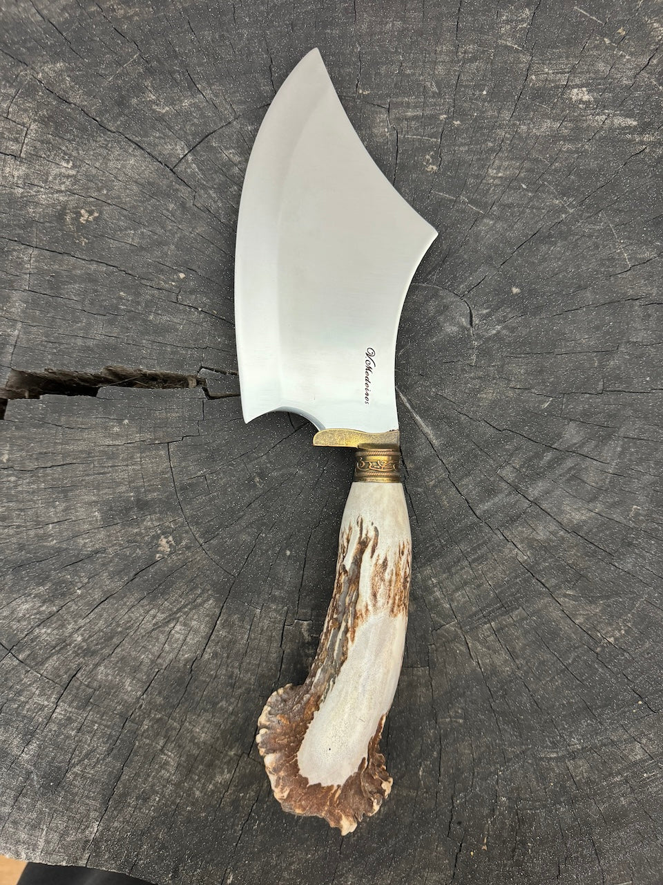 7" Cutelo Wild Cleaver, Deer Antler, SS440 - 180mm