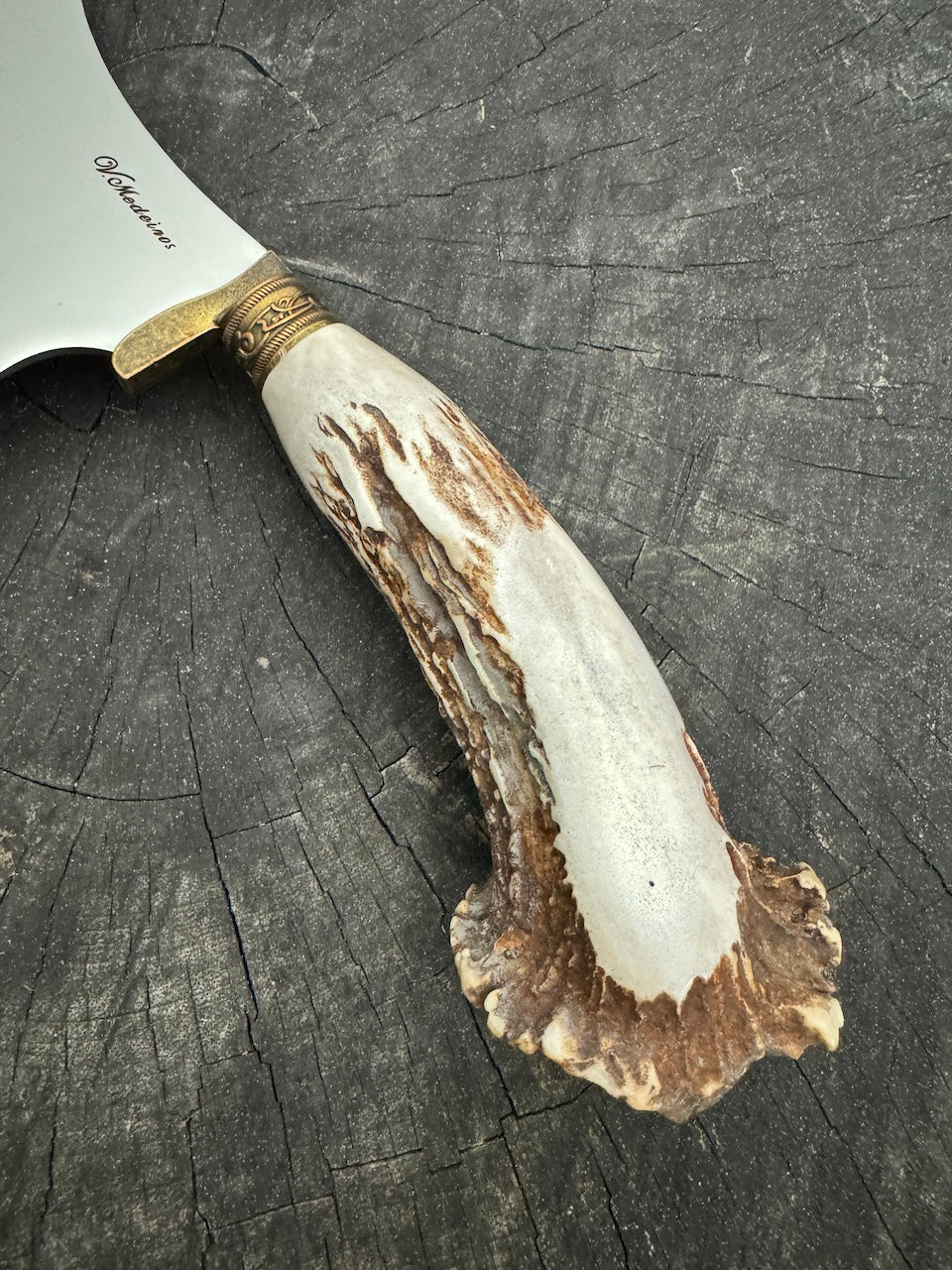 7" Cutelo Wild Cleaver, Deer Antler, SS440 - 180mm