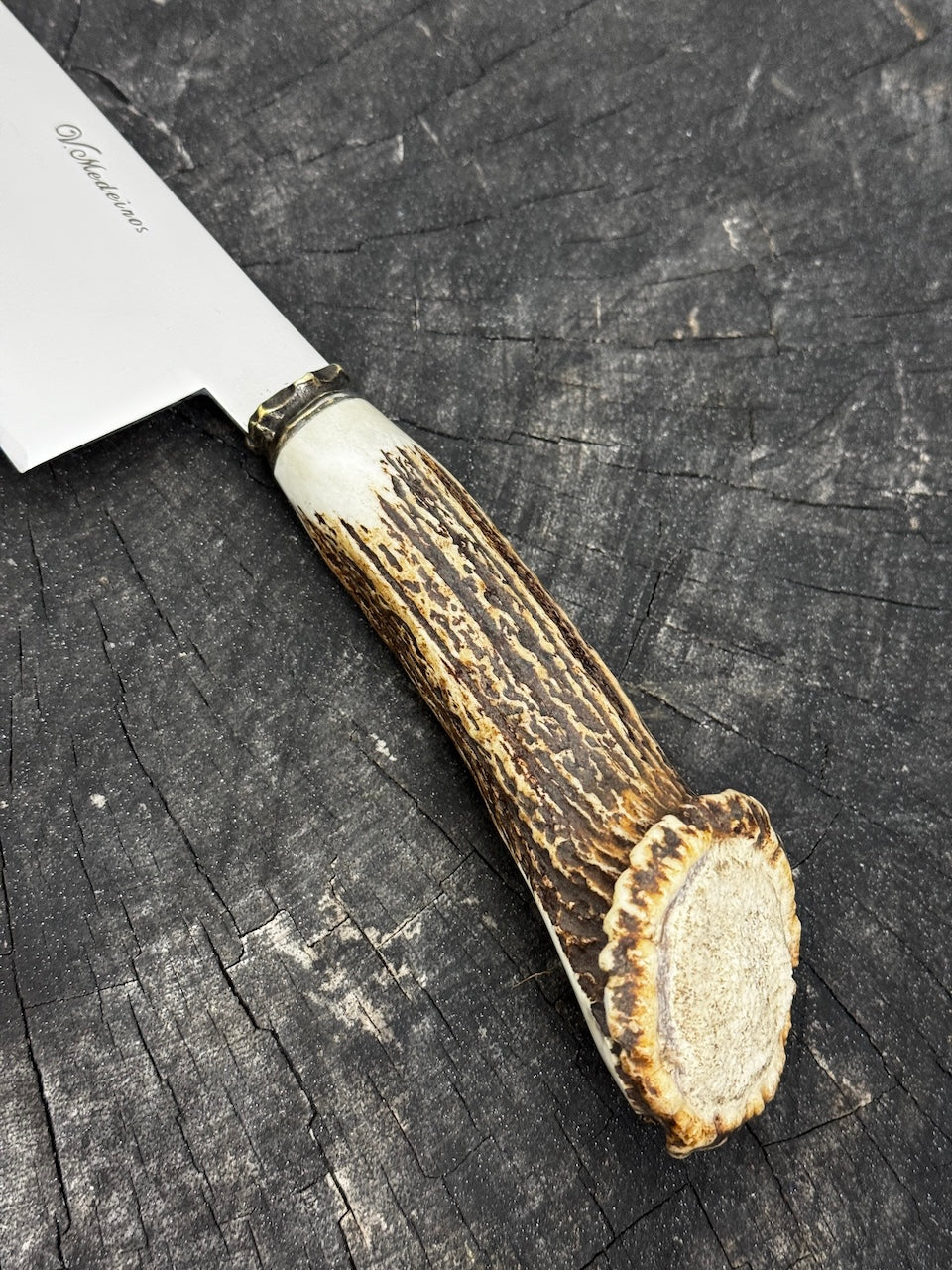 8" Kultura Knife, Deer Antler, SS440 - 200mm