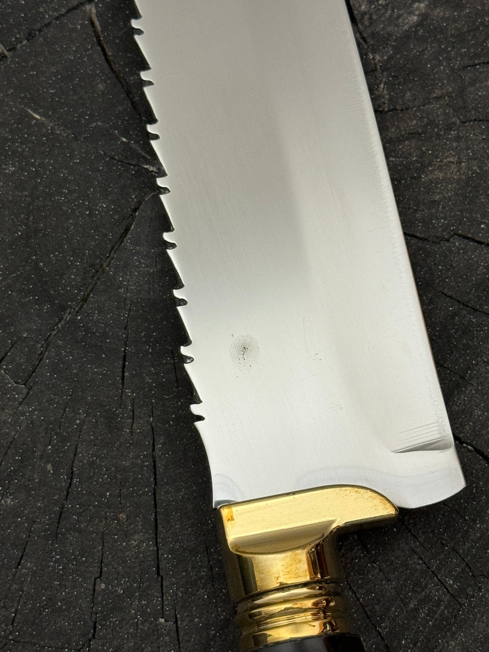 10" Butchers Knife, Antelope Horn, SS440 - 250mm