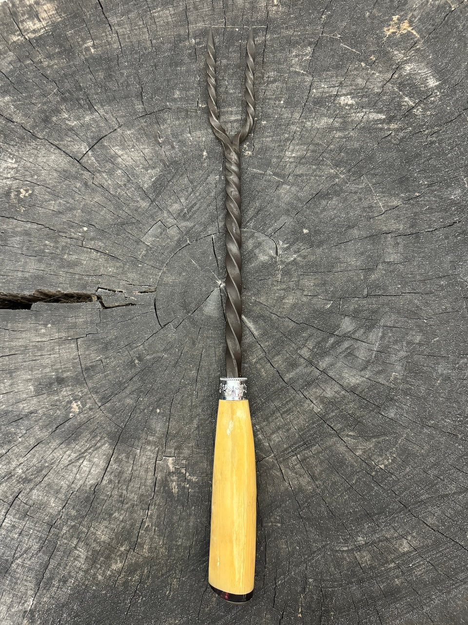 10" BBQ & Grill Fork, Ostrich Bone, CS1020