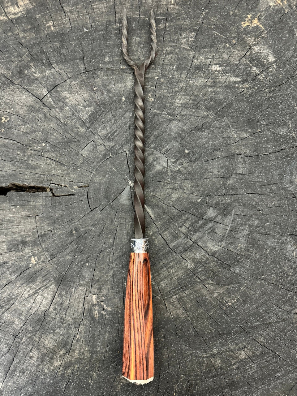 10" BBQ & Grill Fork, Native Hardwood, CS1020 - 250mm