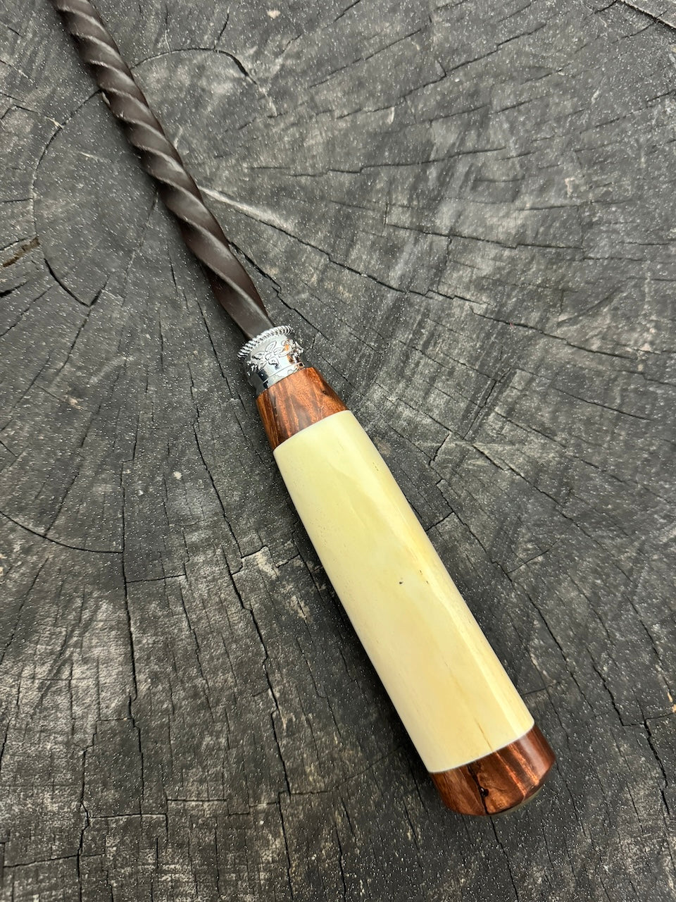 10" BBQ & Grill Fork, Ostrich Bone, CS1020 - 250mm