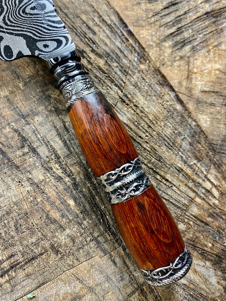 9" Damascus Chef Knife 180 Layers AH CS1095 15n20